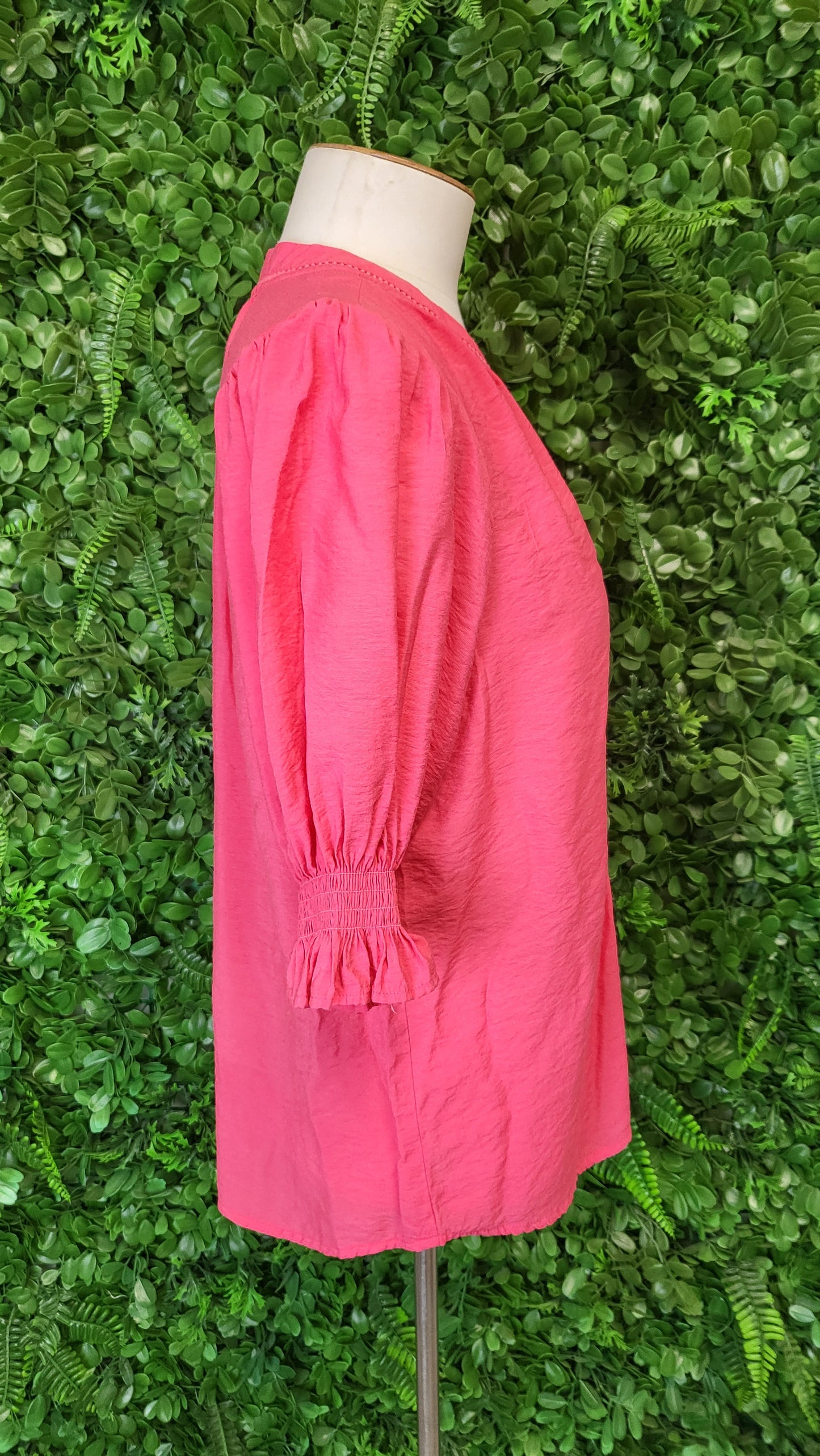 Seeking Lola Watermelon Lattice Top (10)