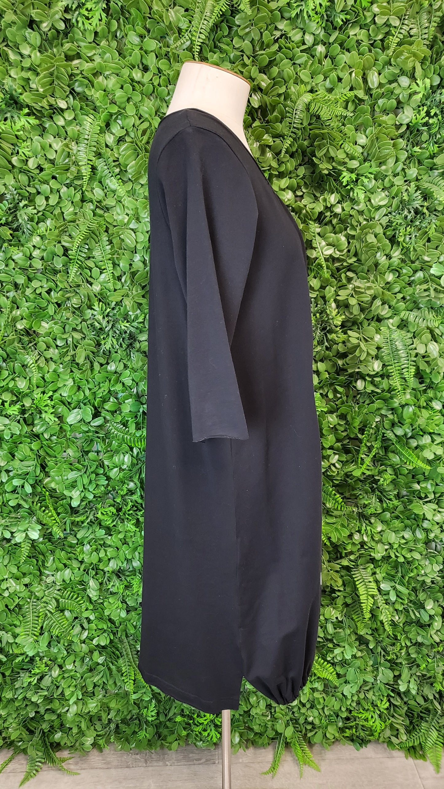 David Pond Black Print Dress (8)