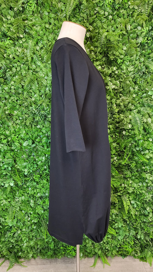 David Pond Black Print Dress (8)