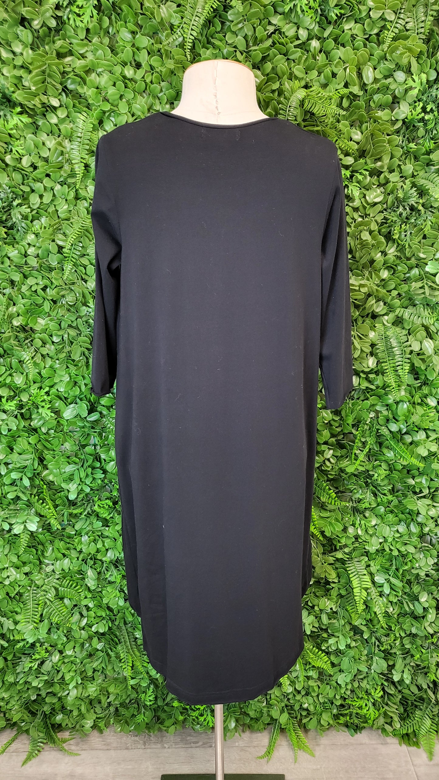 David Pond Black Print Dress (8)