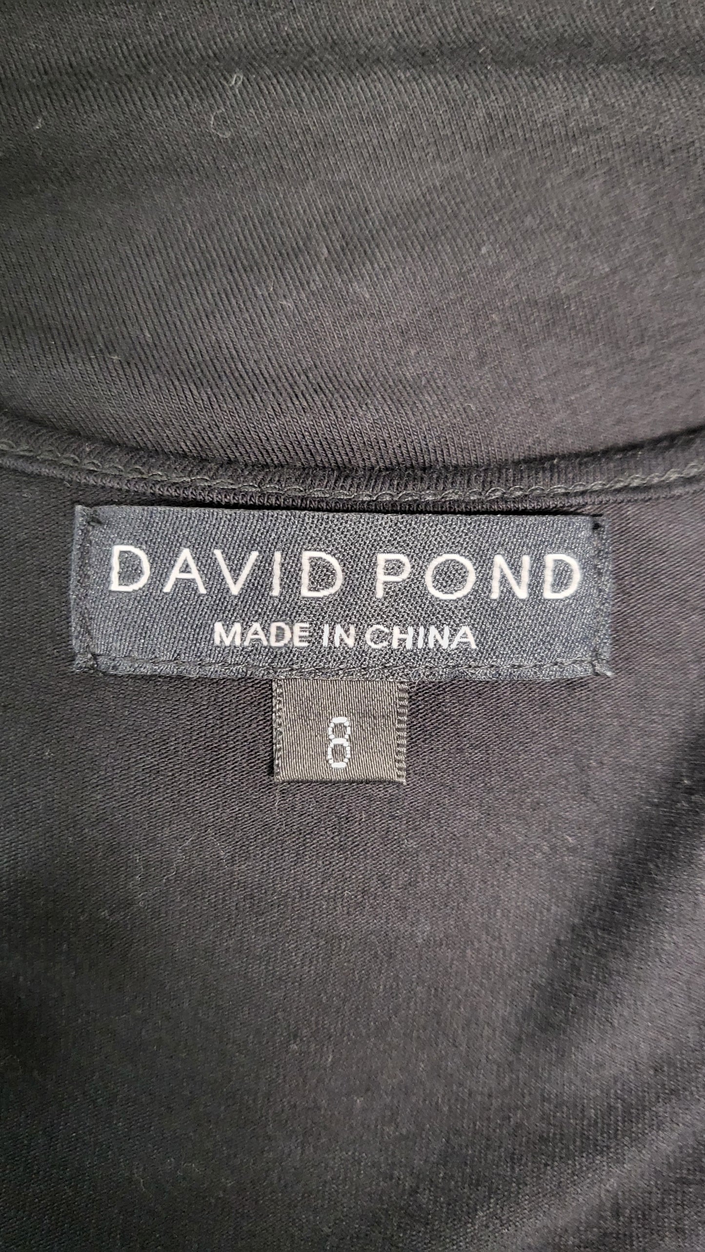 David Pond Black Print Dress (8)