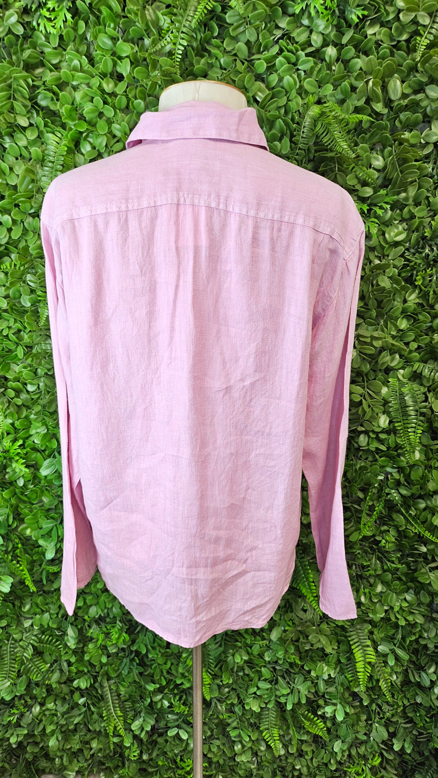 Natural Wave Mauve Linen Shirt (10)