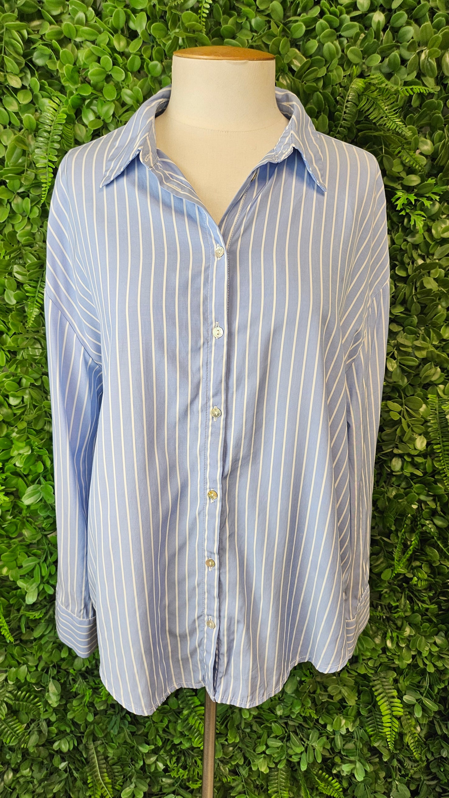 Zara Stripe Classic Shirt (12)