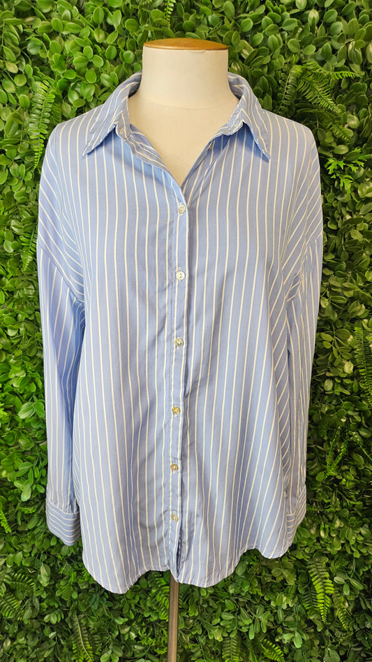 Zara Stripe Classic Shirt (12)