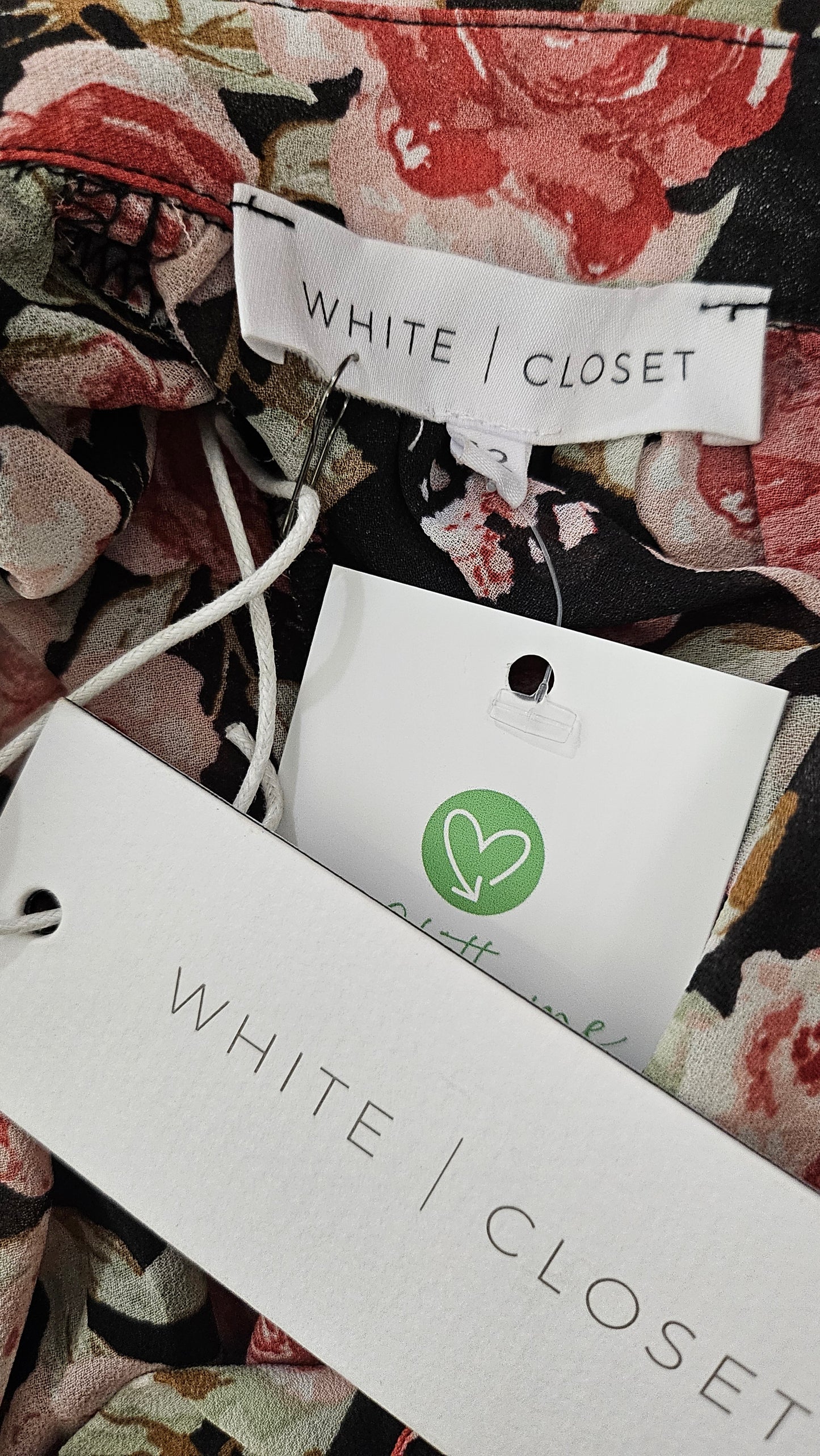 White Closet Floral Blouse BNWT (12)