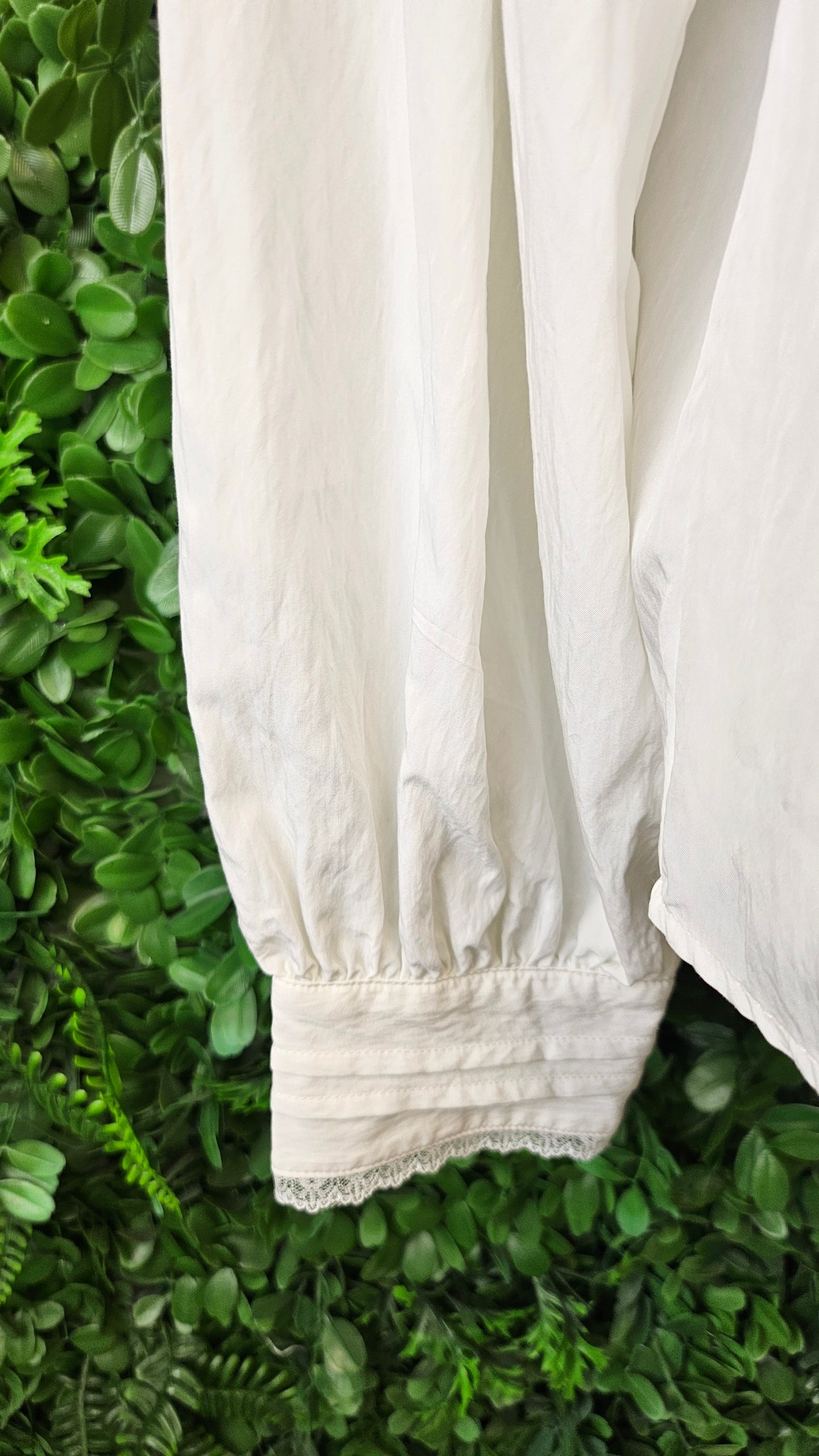 Urban Revivo Ivory Frill Neck Shirt (12)