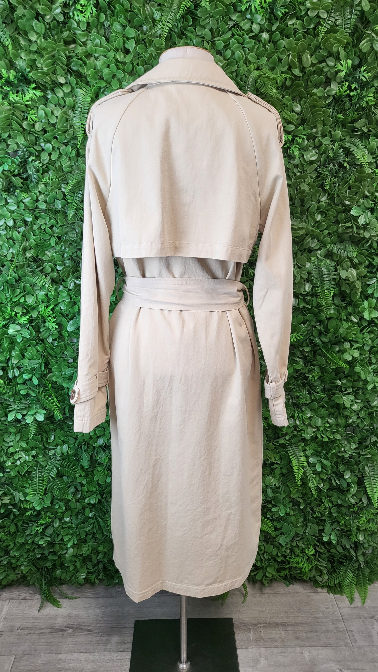 All About Eve Beige Trench Coat (10-12)