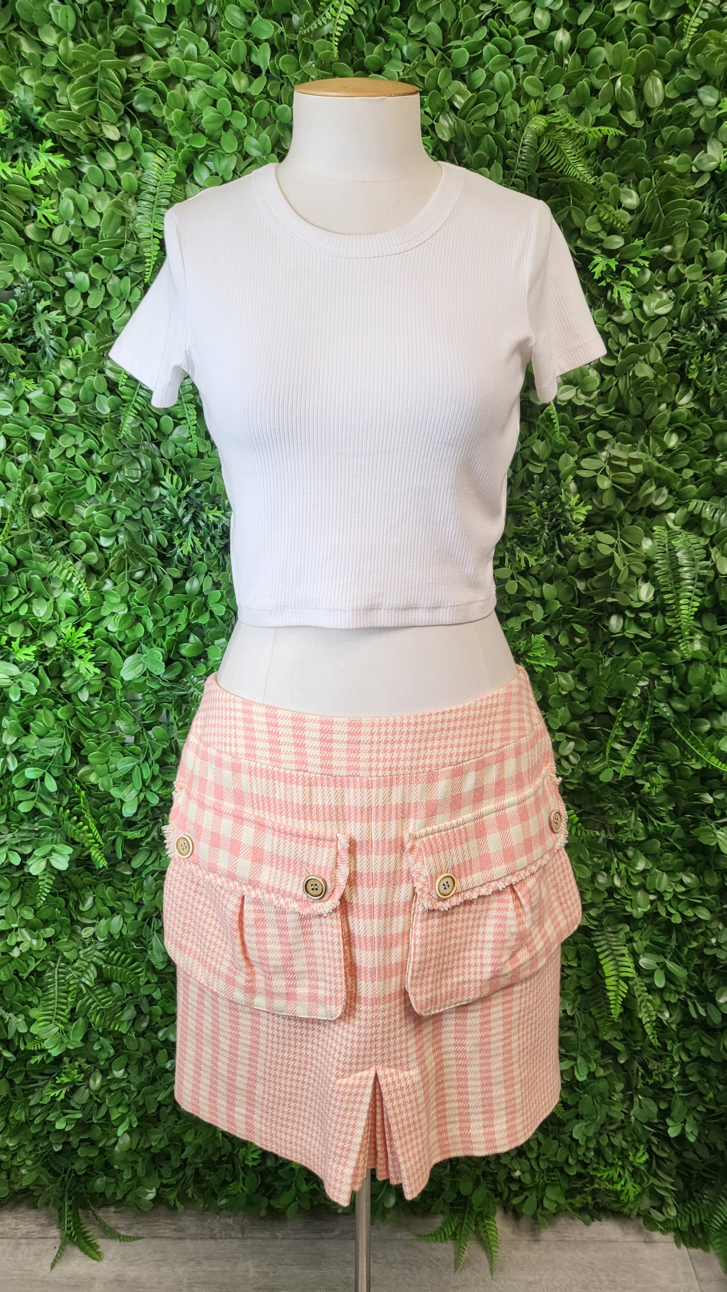 Trelise Cooper Plaid chequered Past Skirt (10)
