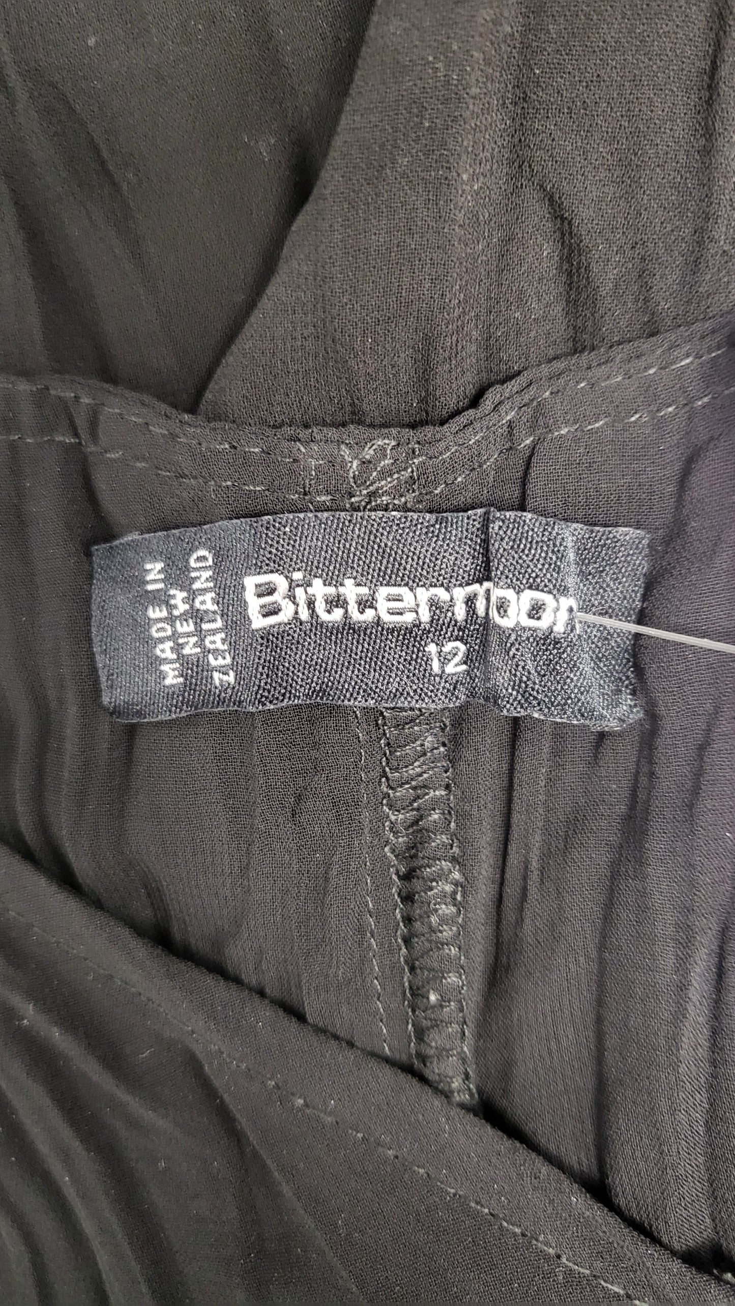 Bittermoon Black/White Crinkle Dress (12)