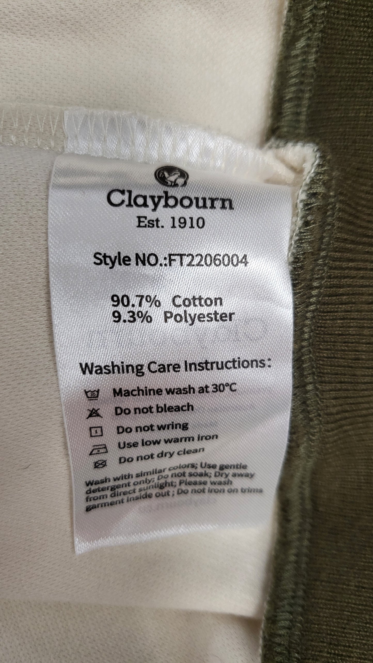Clayborne Cream/Khaki Lifestyle  Jacket (10-12)