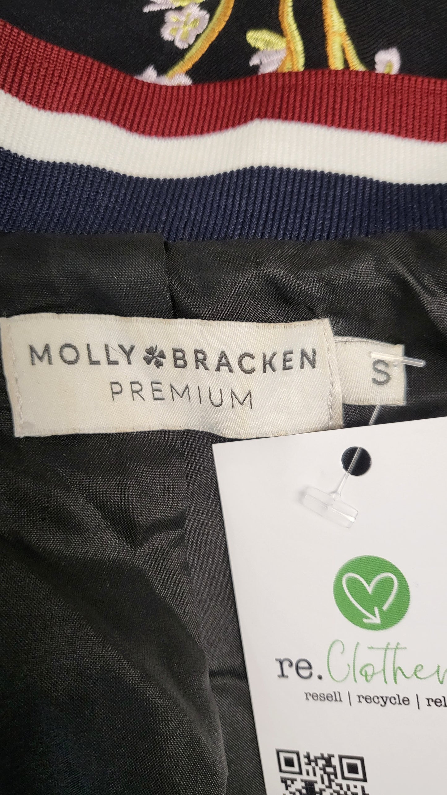 Molly Bracken Navy Embroidered Jacket (10)