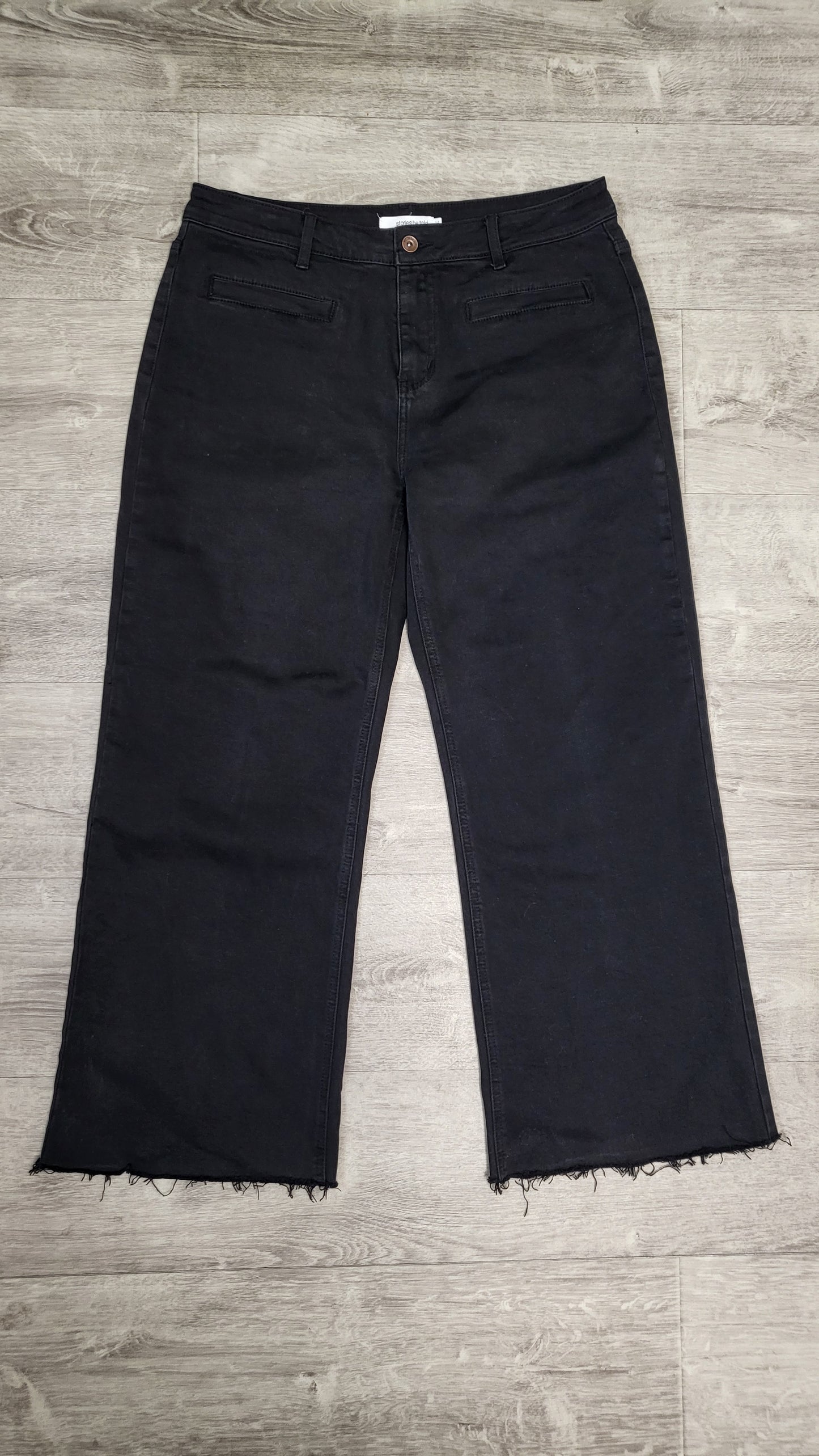 Stories Be Told Black Wide Leg Jean (14)