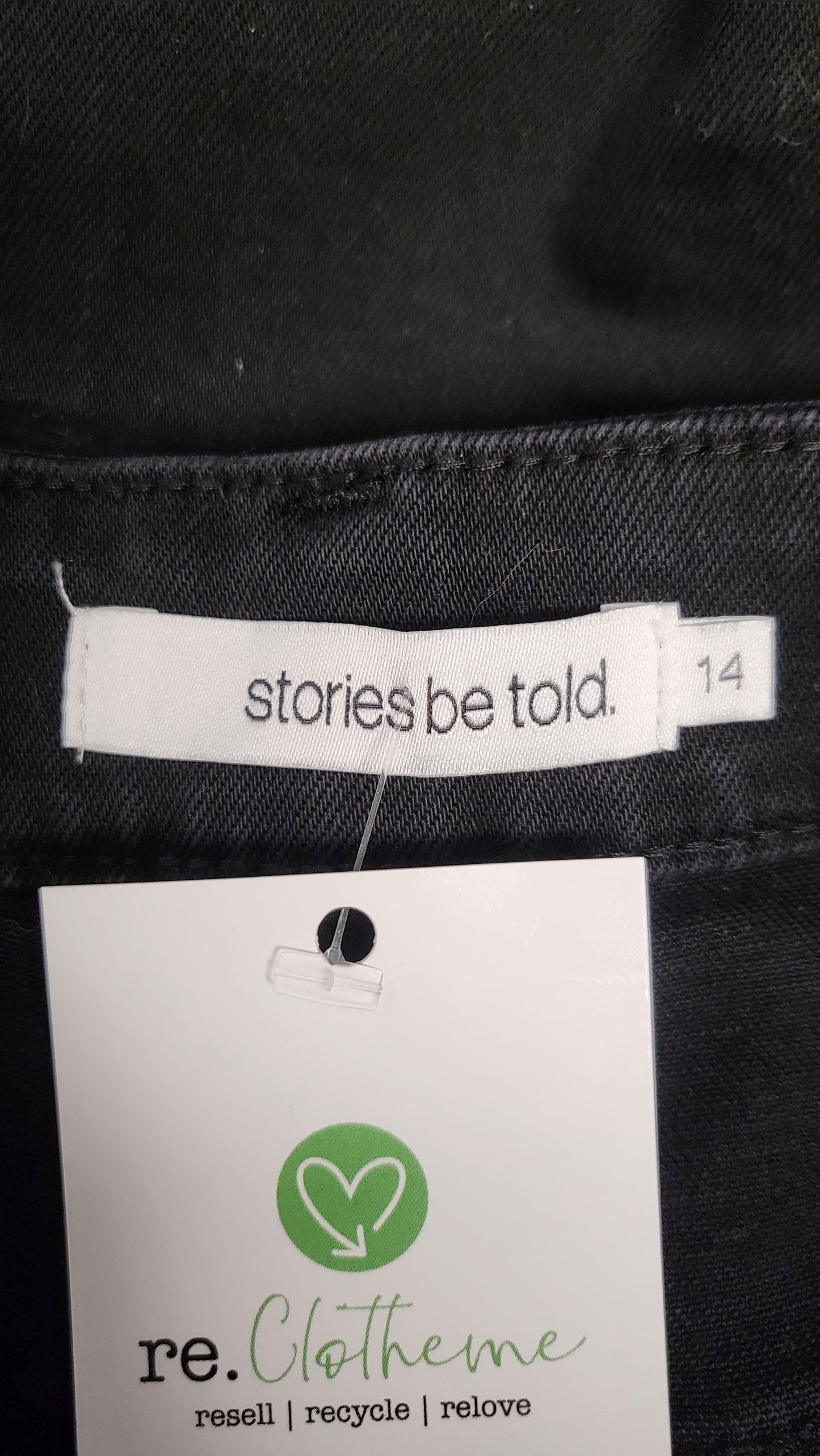 Stories Be Told Black Wide Leg Jean (14)