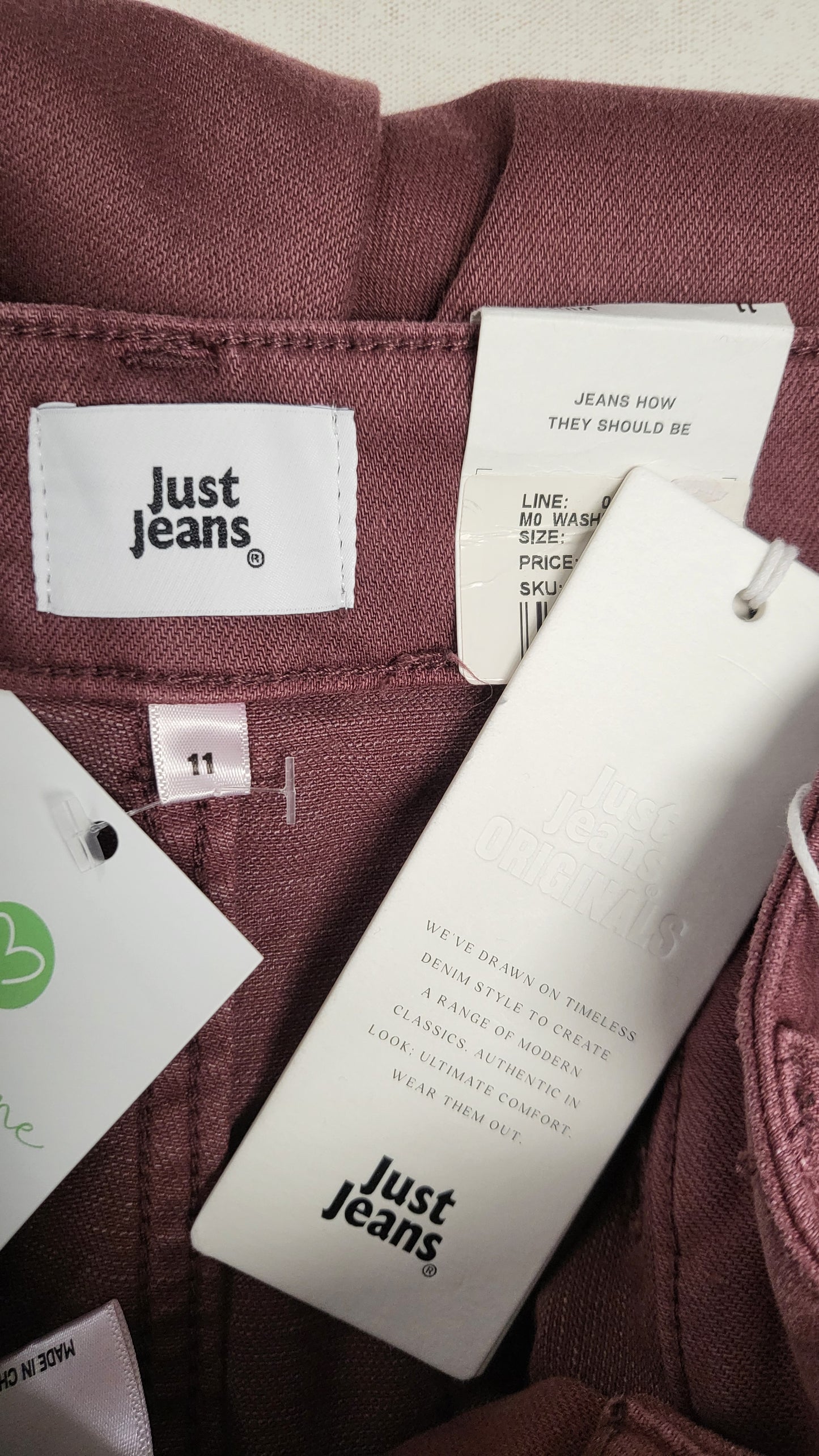 Just Jeans Merlot Wide Leg Jean BNWT (11)