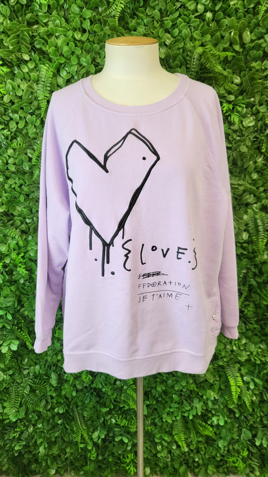 Federation Lilac Logo Crew Neck (16)
