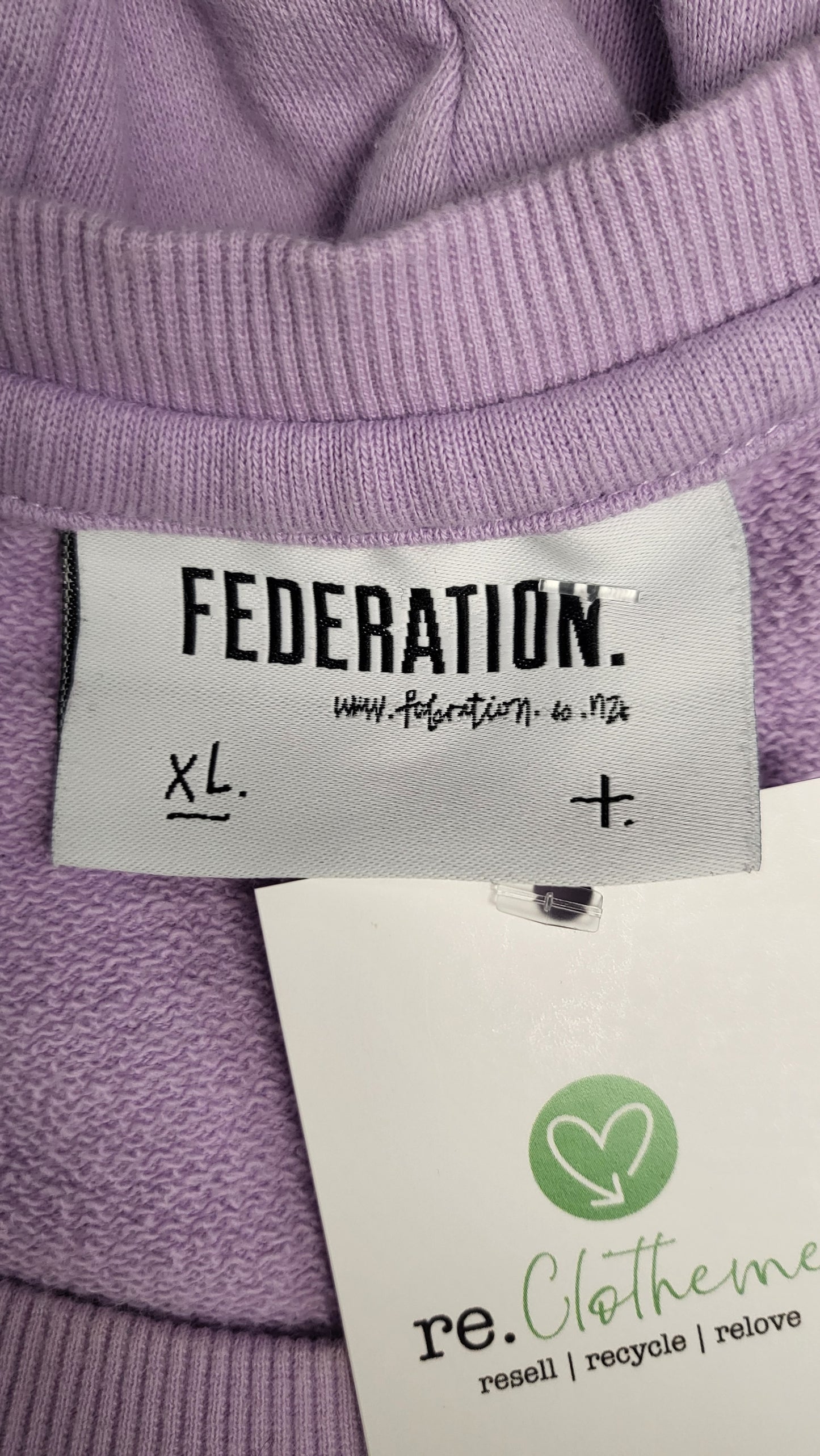 Federation Lilac Logo Crew Neck (16)