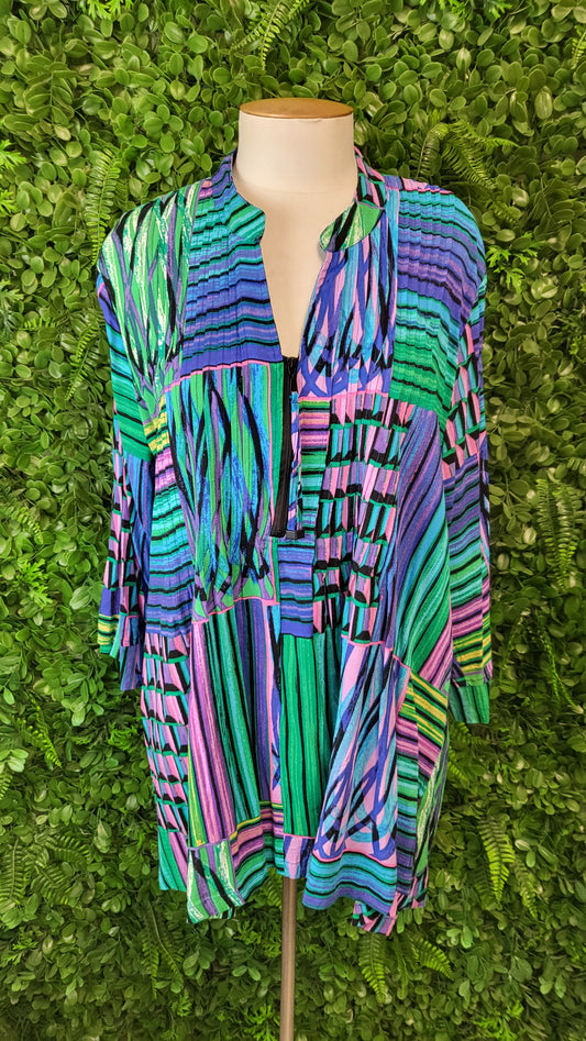 Ts Multi Zip Up Top (16-18)