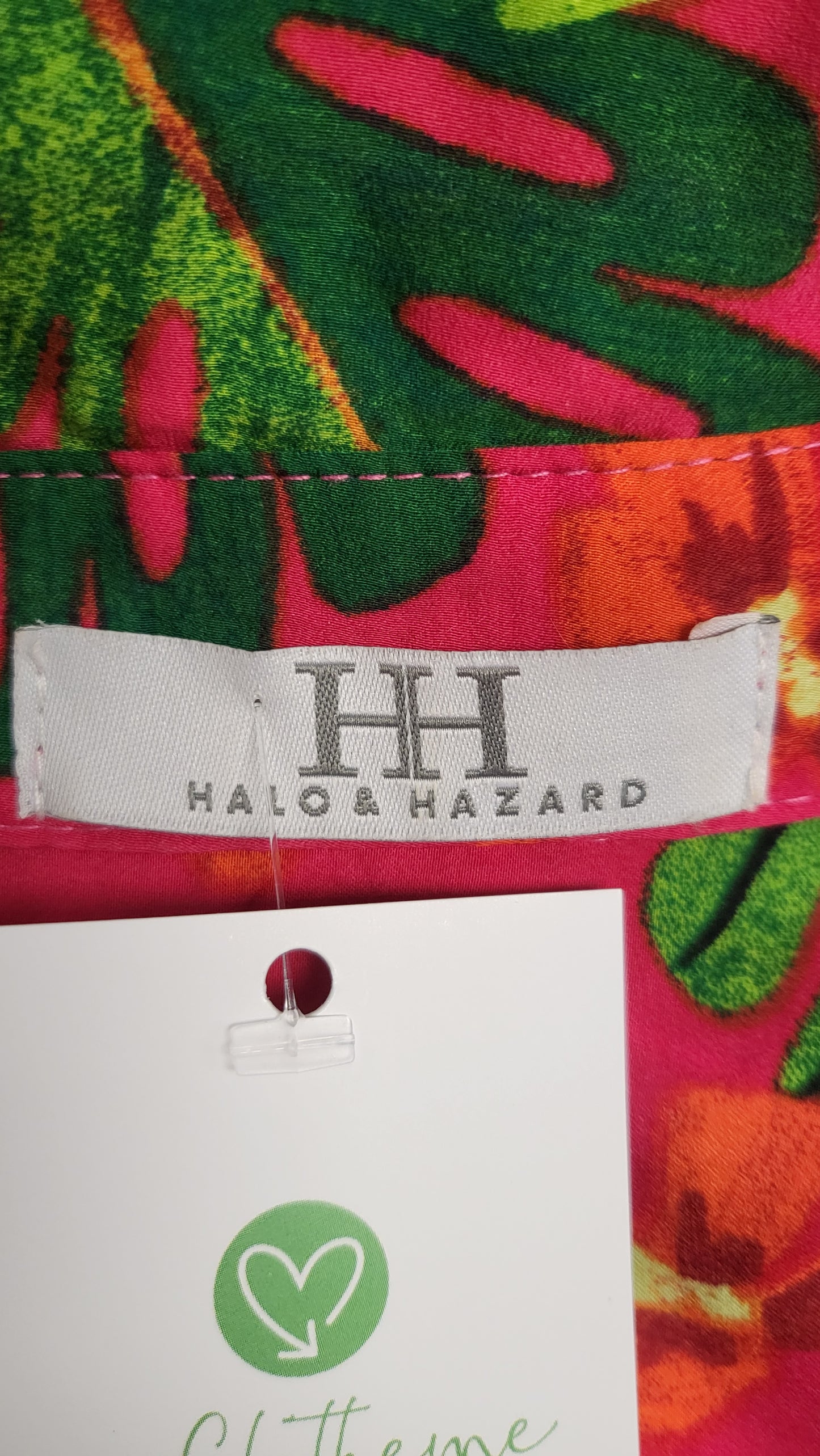 Halo & Hazard Tropical Shirt Dress (16-18)
