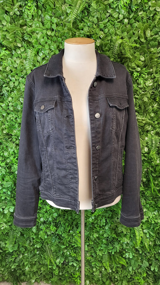 Just Jeans Black Denim Jacket (14)