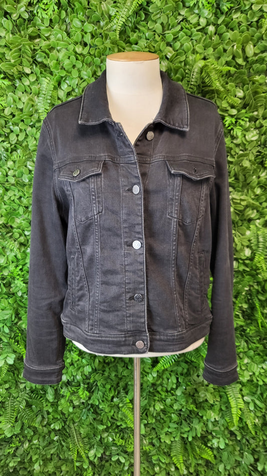 Just Jeans Black Denim Jacket (14)