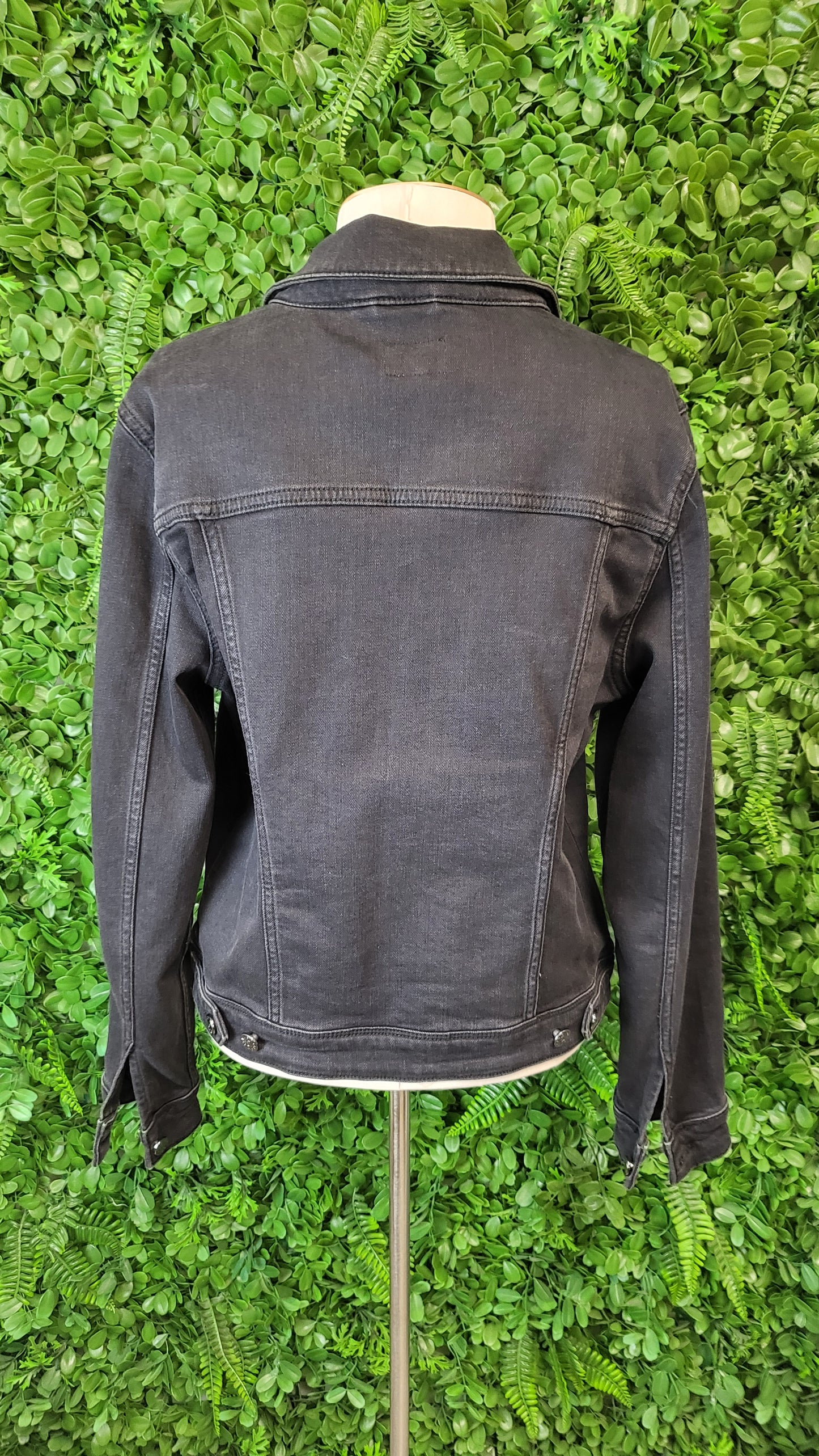 Just Jeans Black Denim Jacket (14)