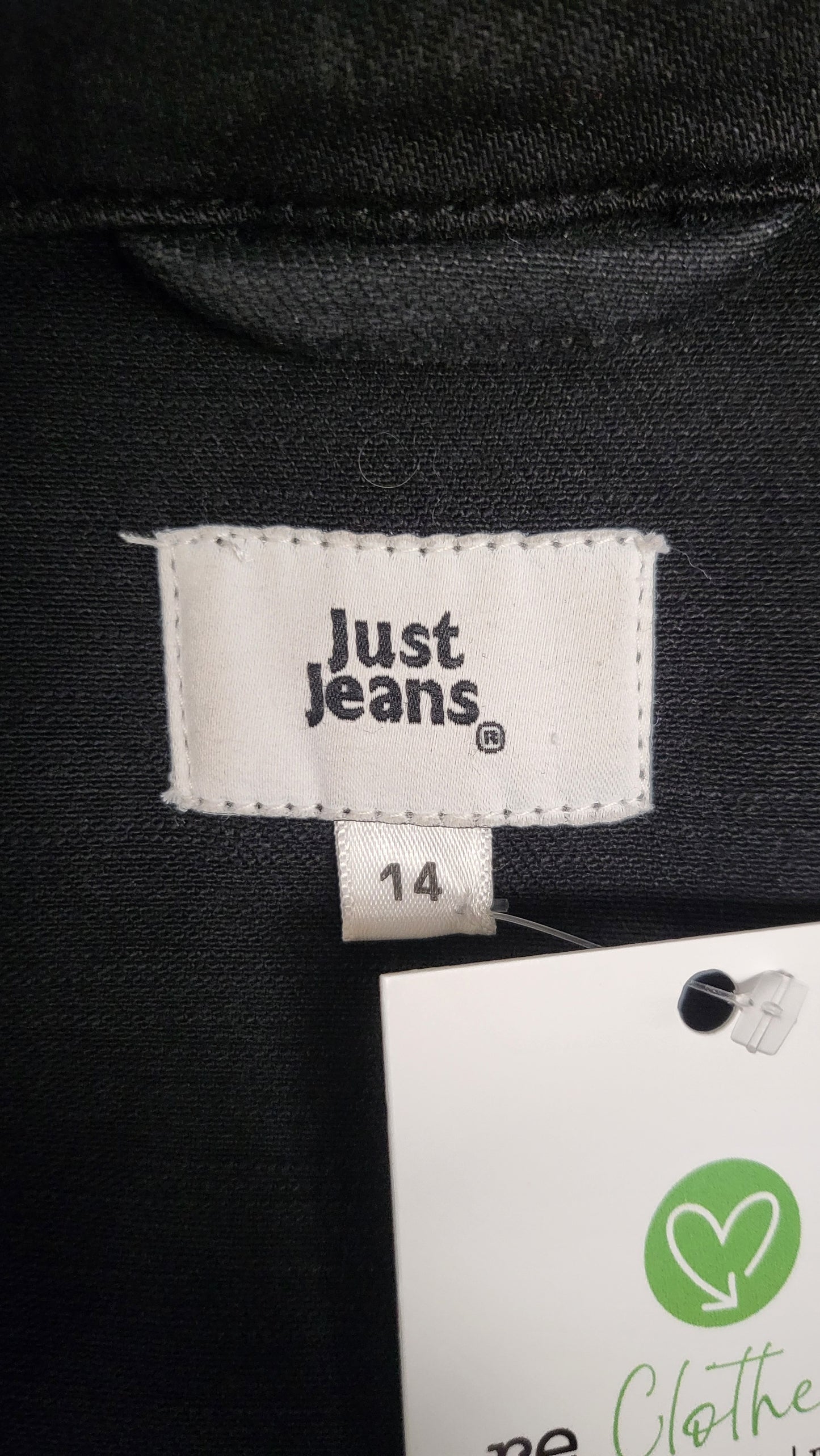 Just Jeans Black Denim Jacket (14)