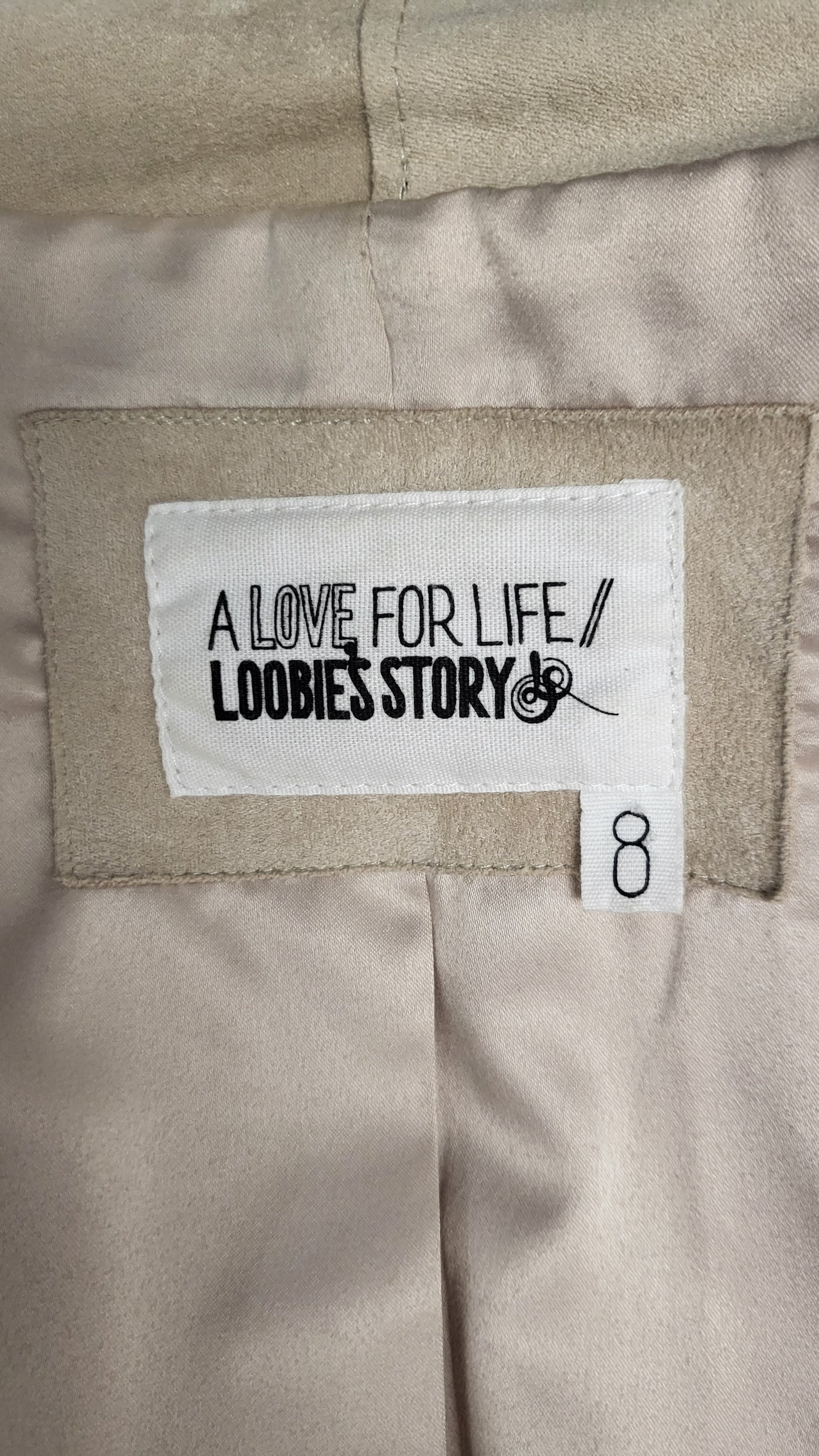 Loobies Story Cream Suedette Jacket (8)
