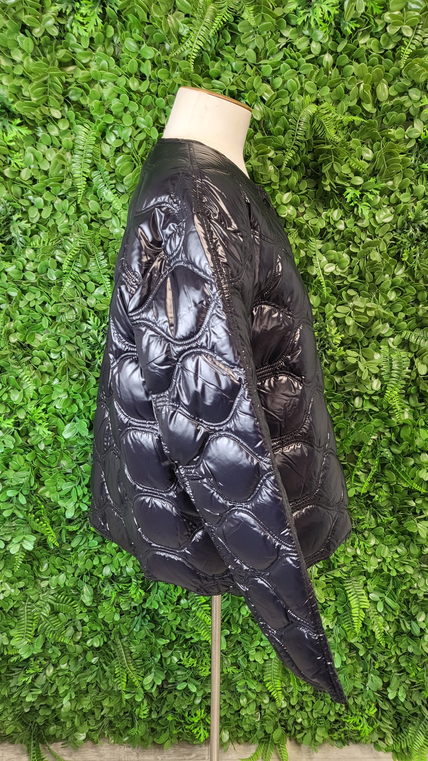 Moke Black Quilted Down Jacket (16)