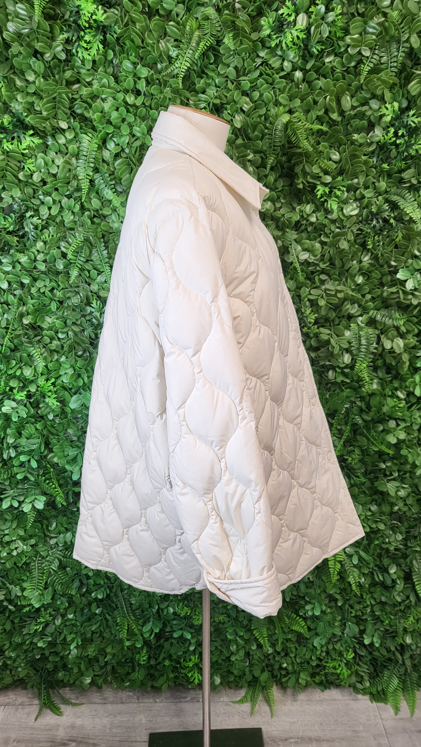 Moke Cream Padded Jacket/Overshirt (18)