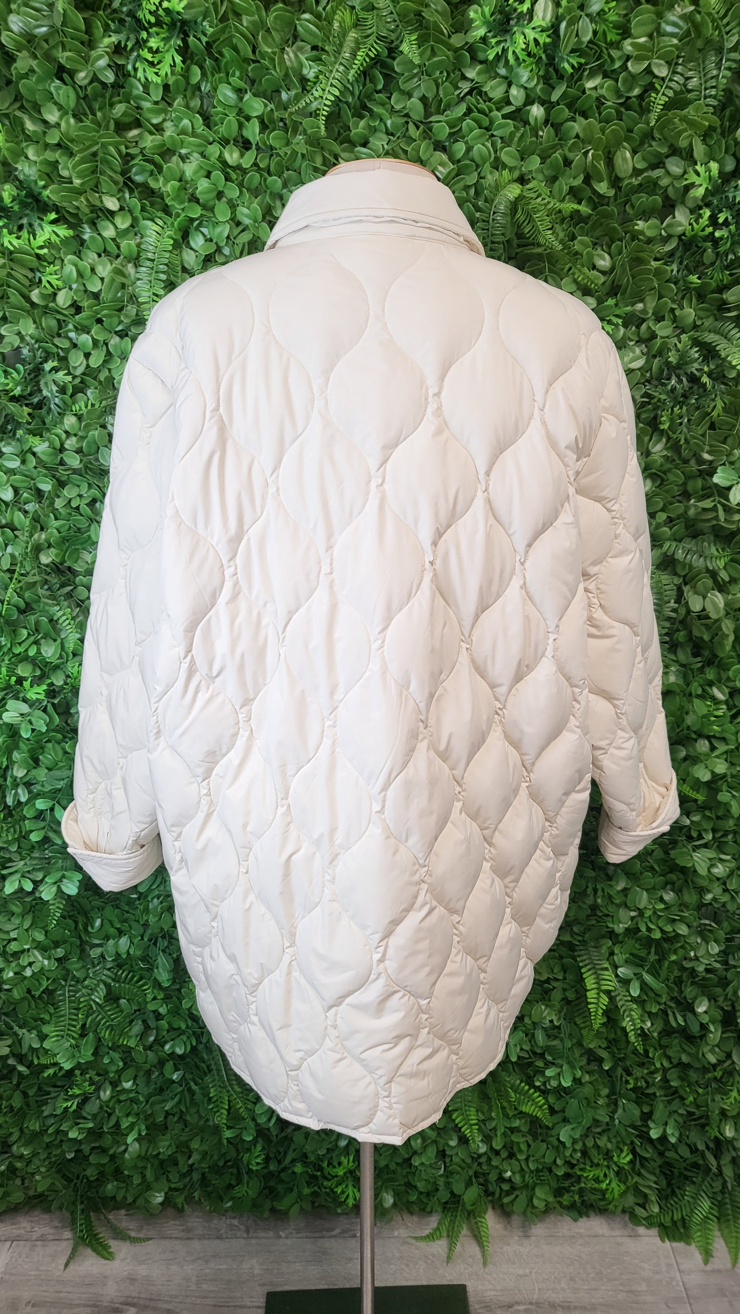 Moke Cream Padded Jacket/Overshirt (18)