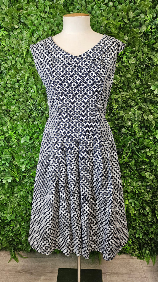 Timeless by Vanessa Tong Print Fit & Flare Dress (10)