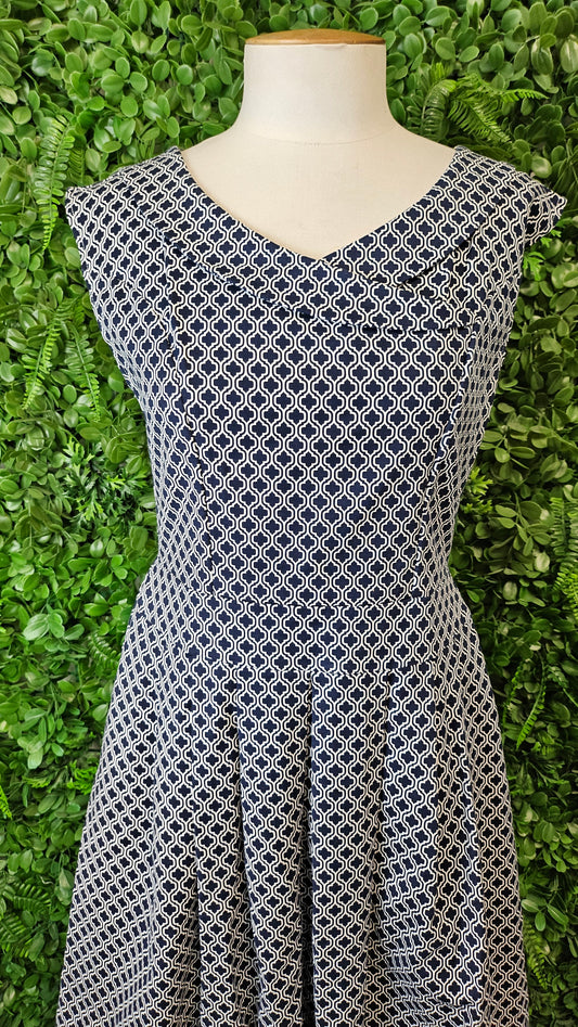 Timeless by Vanessa Tong Print Fit & Flare Dress (10)