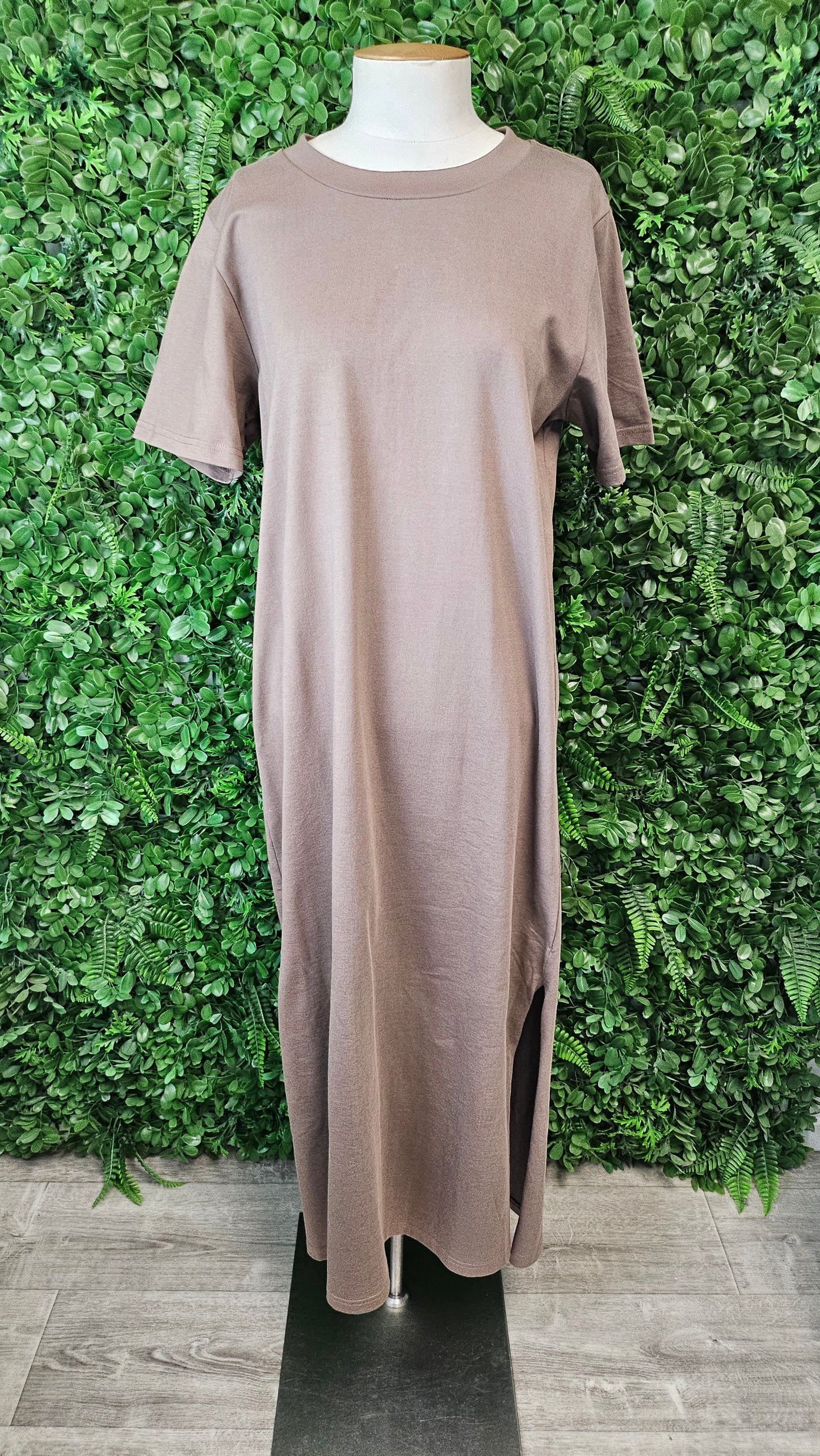 AS Colour Brown T-Shirt Dress (12)