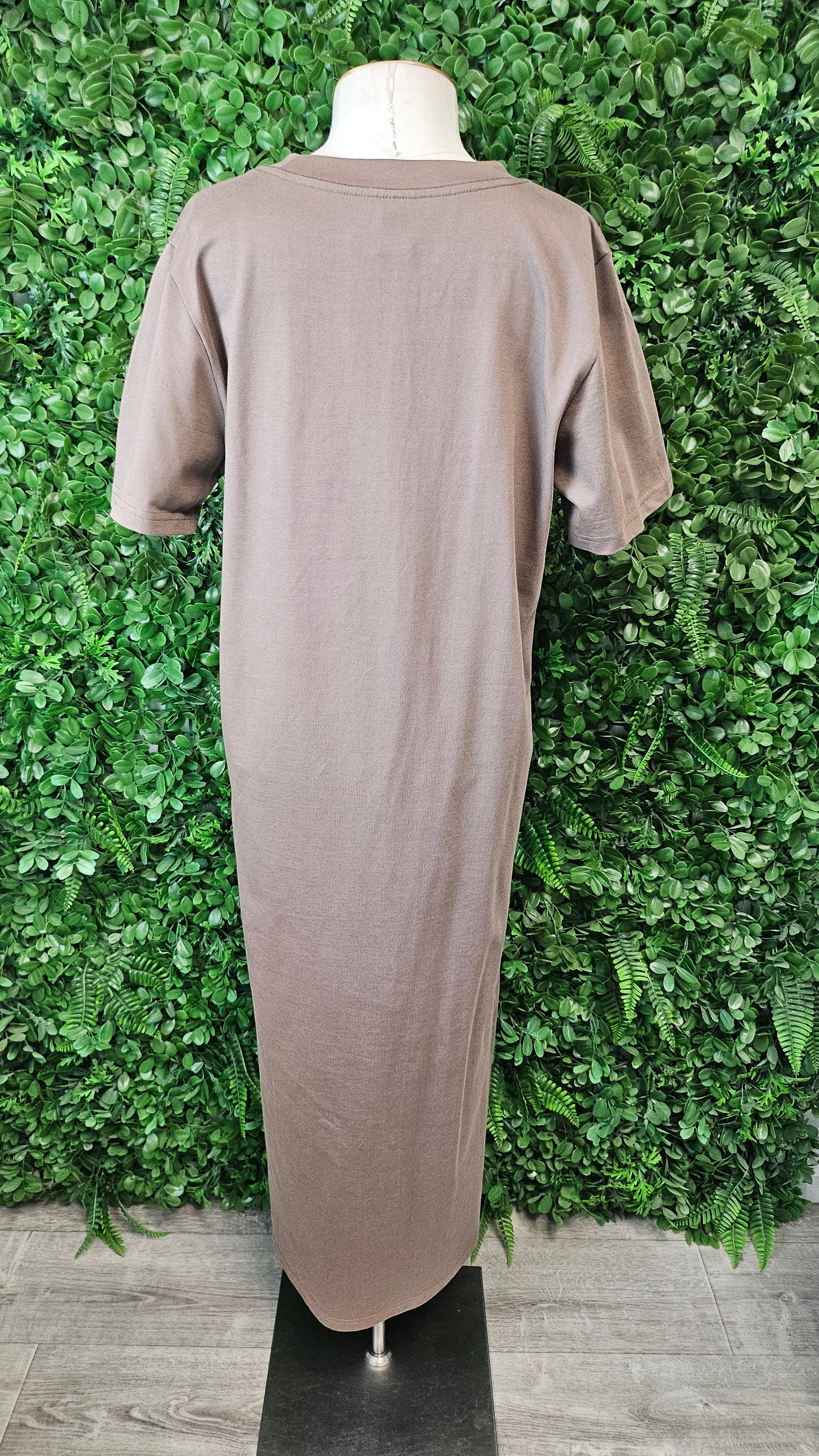 AS Colour Brown T-Shirt Dress (12)