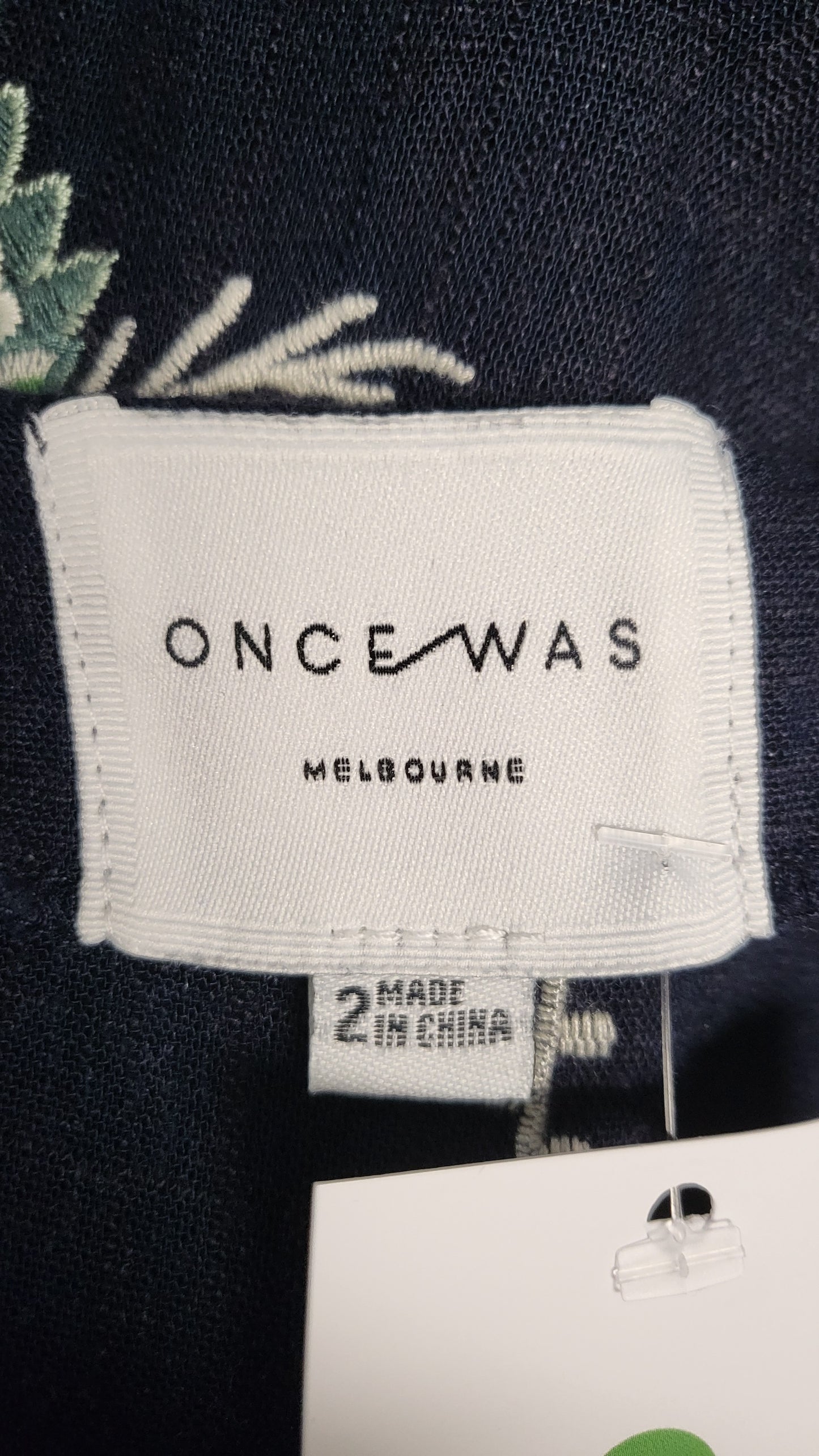 Once Was Melbourne Navy Linen Dress (10)
