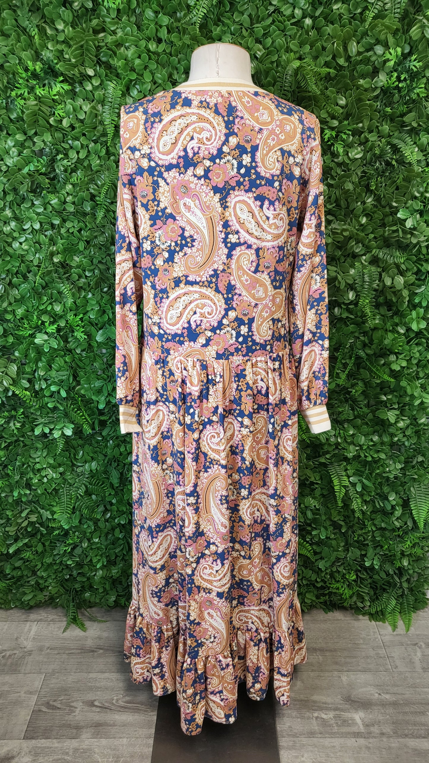 Charlo Print Maxi Dress (8-10)