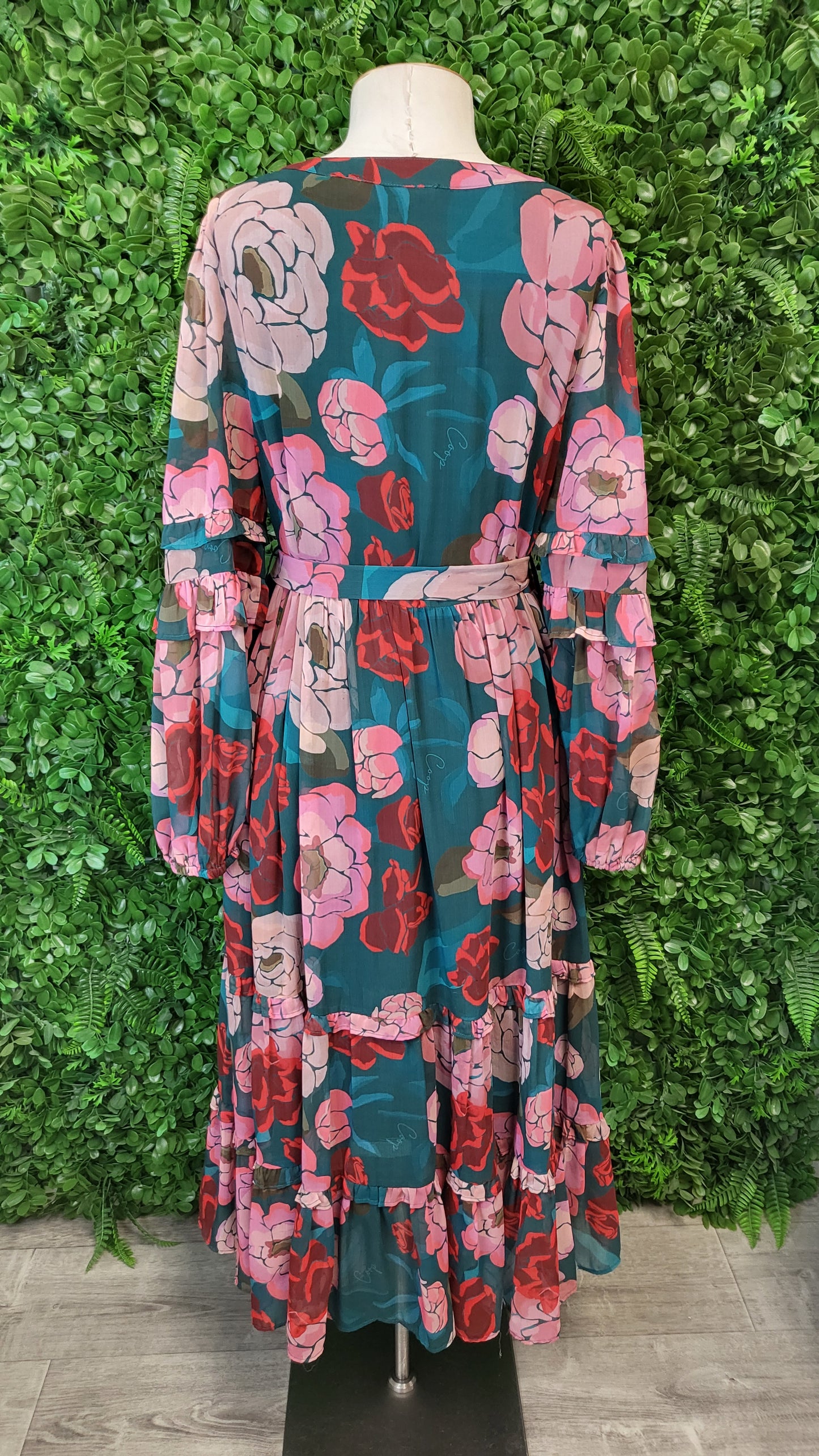 Coop Floral Afternoon V Dress (12-14)