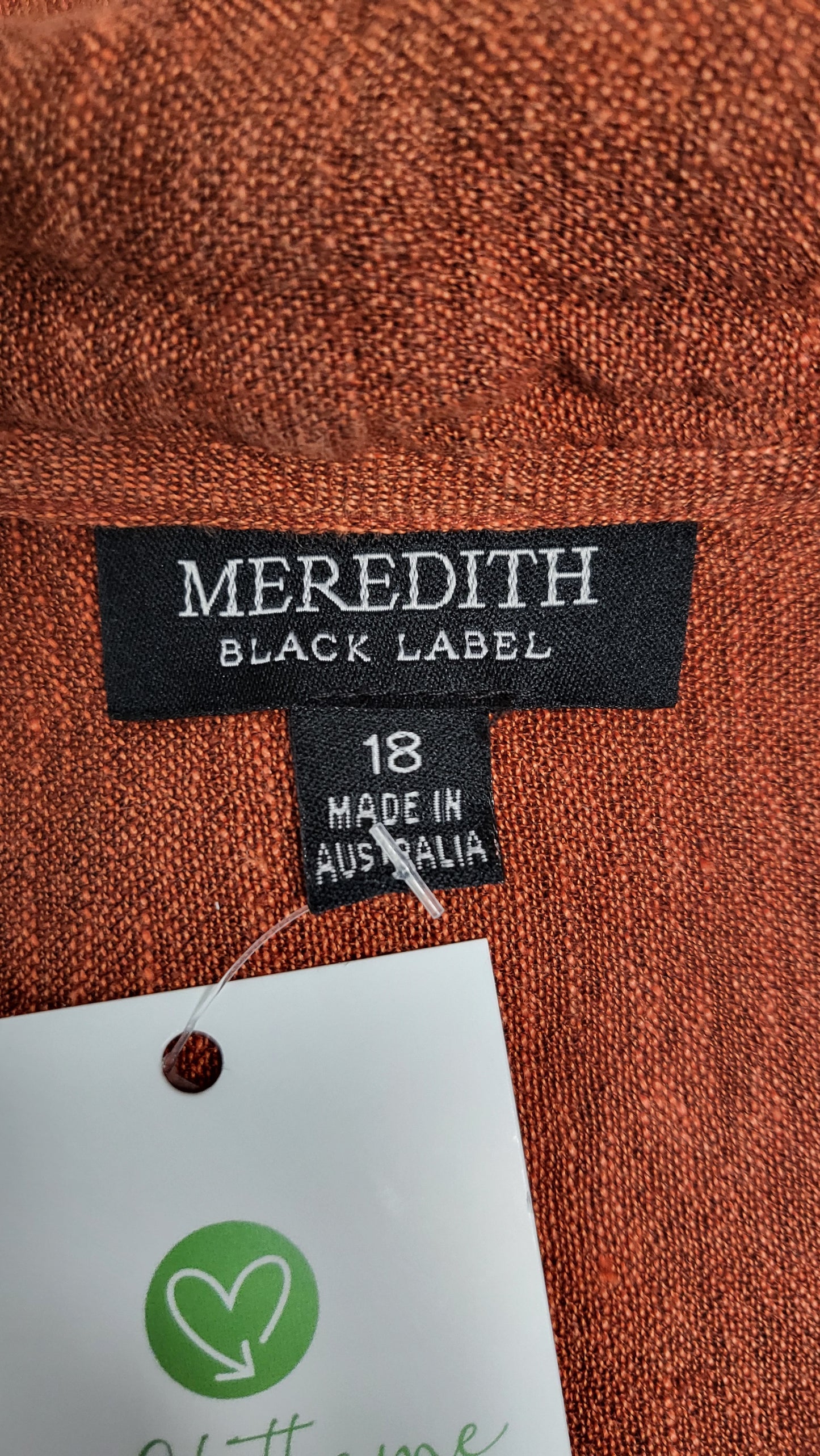 Meredith Rust Linen Blouse (18)