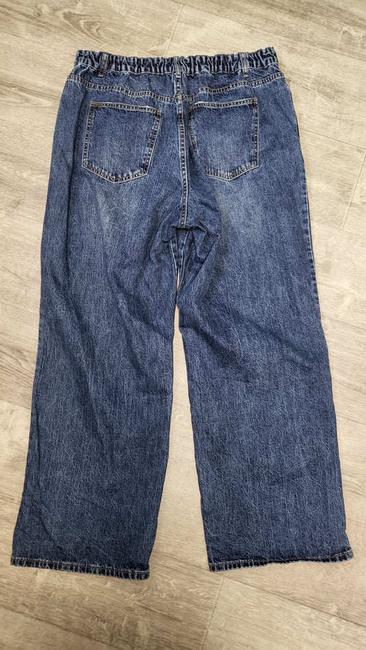 Chic Denim Ink Wide Leg Jean (16-18)