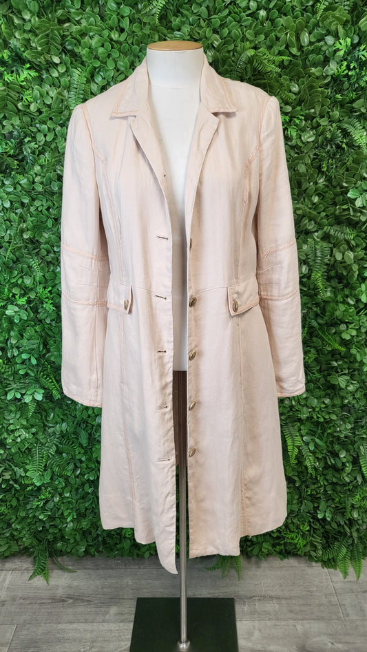 Noa Noa Beige Linen Coat (12)