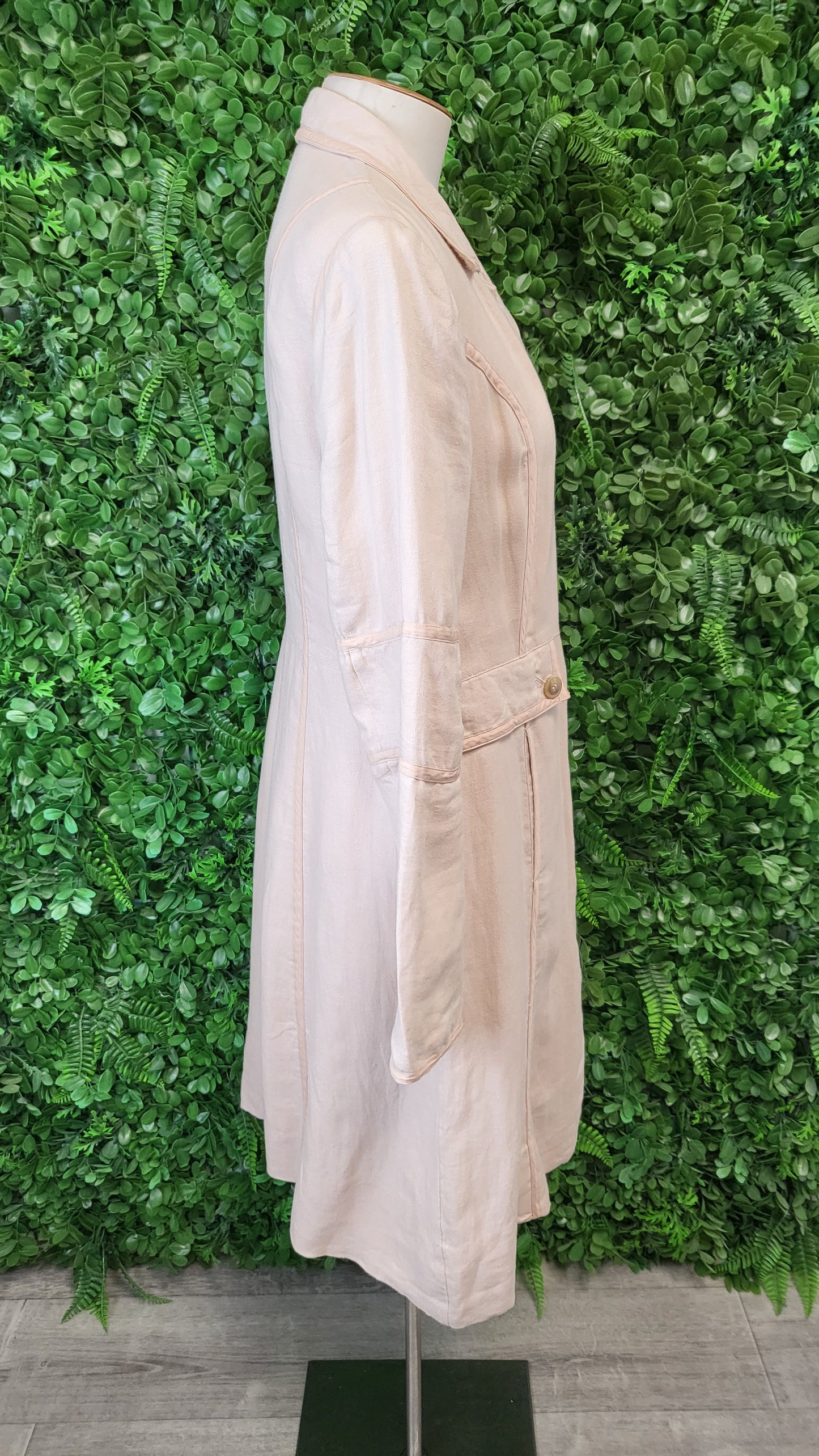 Noa Noa Beige Linen Coat (12)
