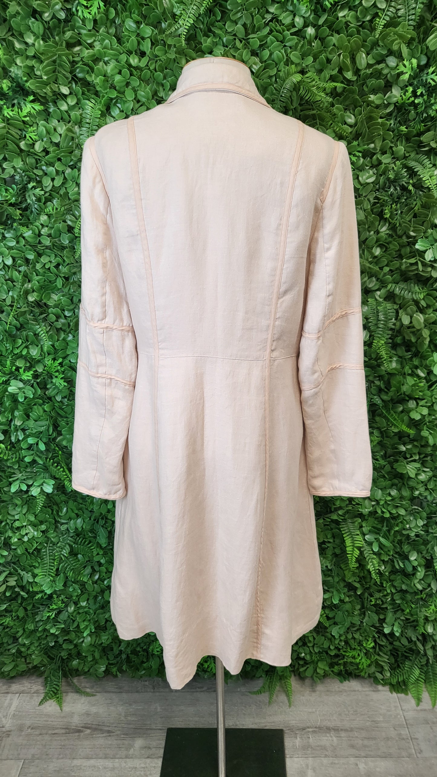 Noa Noa Beige Linen Coat (12)