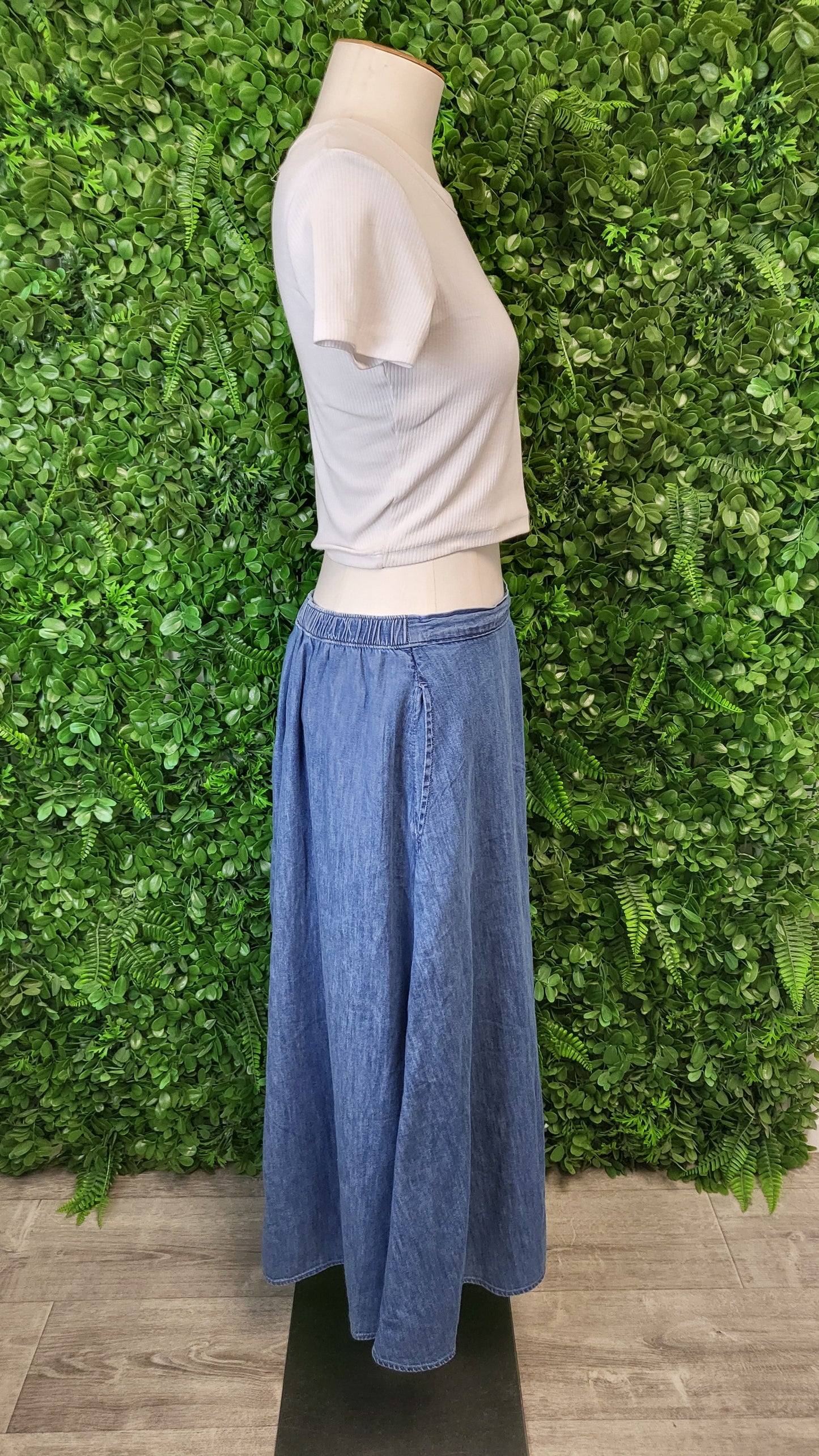 Gap Chambray Denim Skirt (12)
