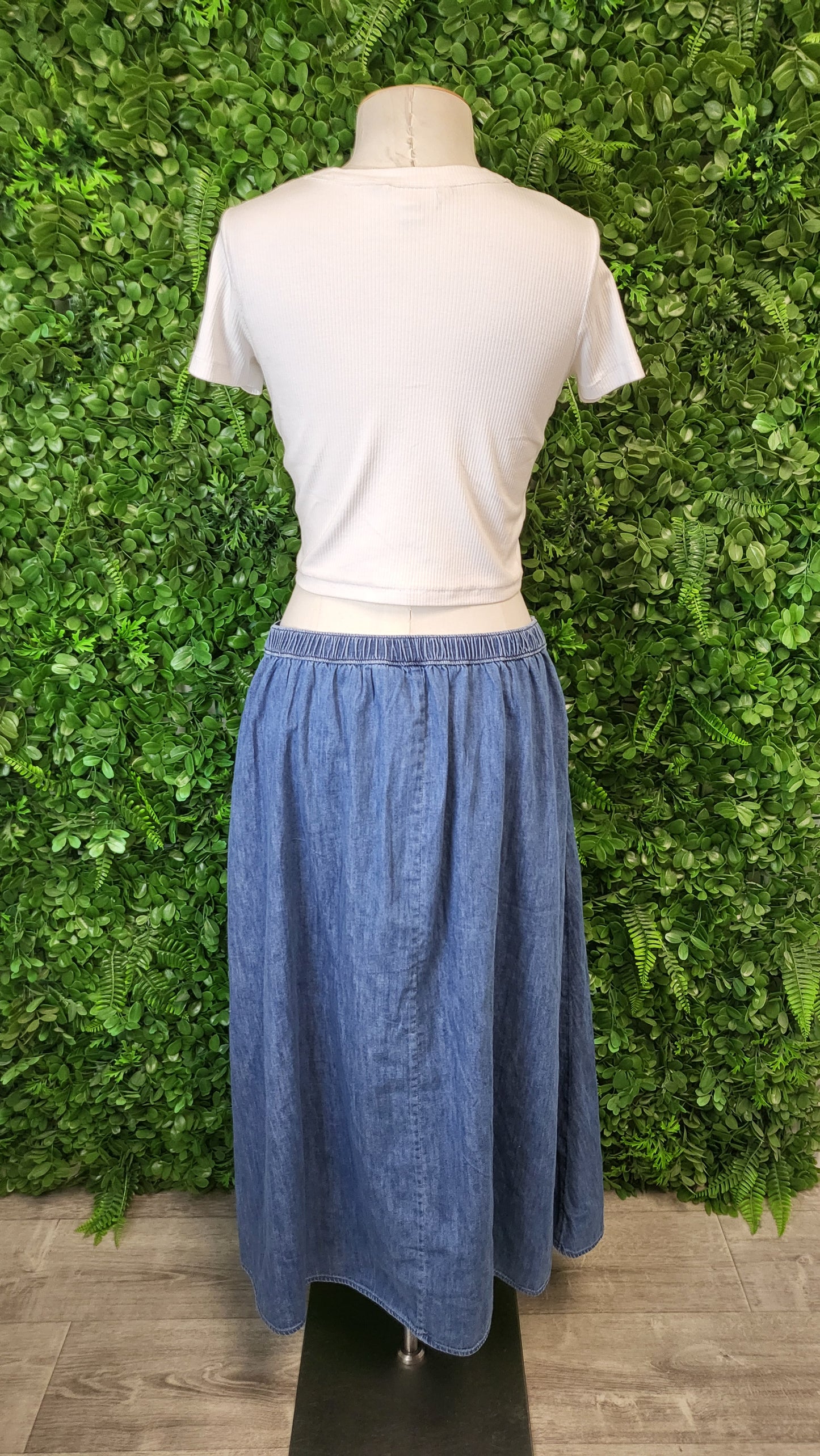 Gap Chambray Denim Skirt (12)