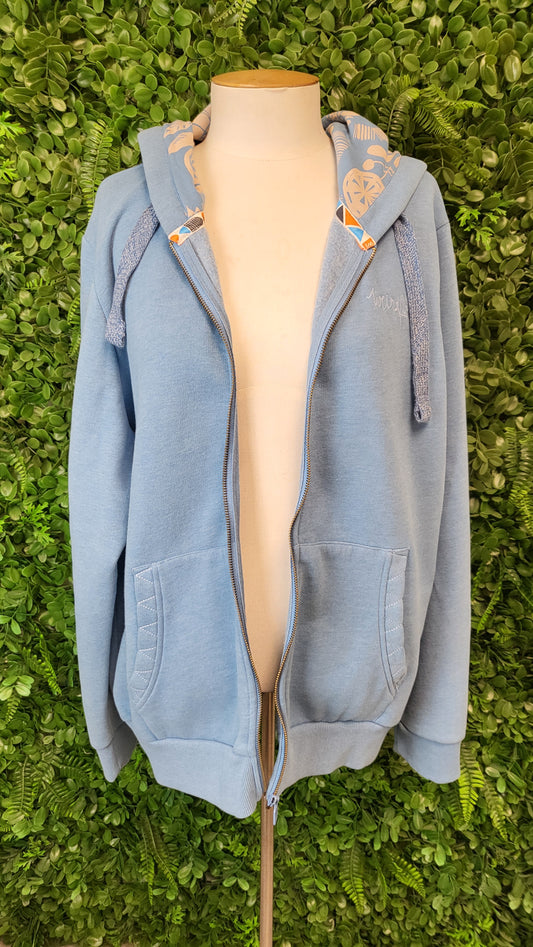 Weird Fish Blue Hooded Sweat (20)