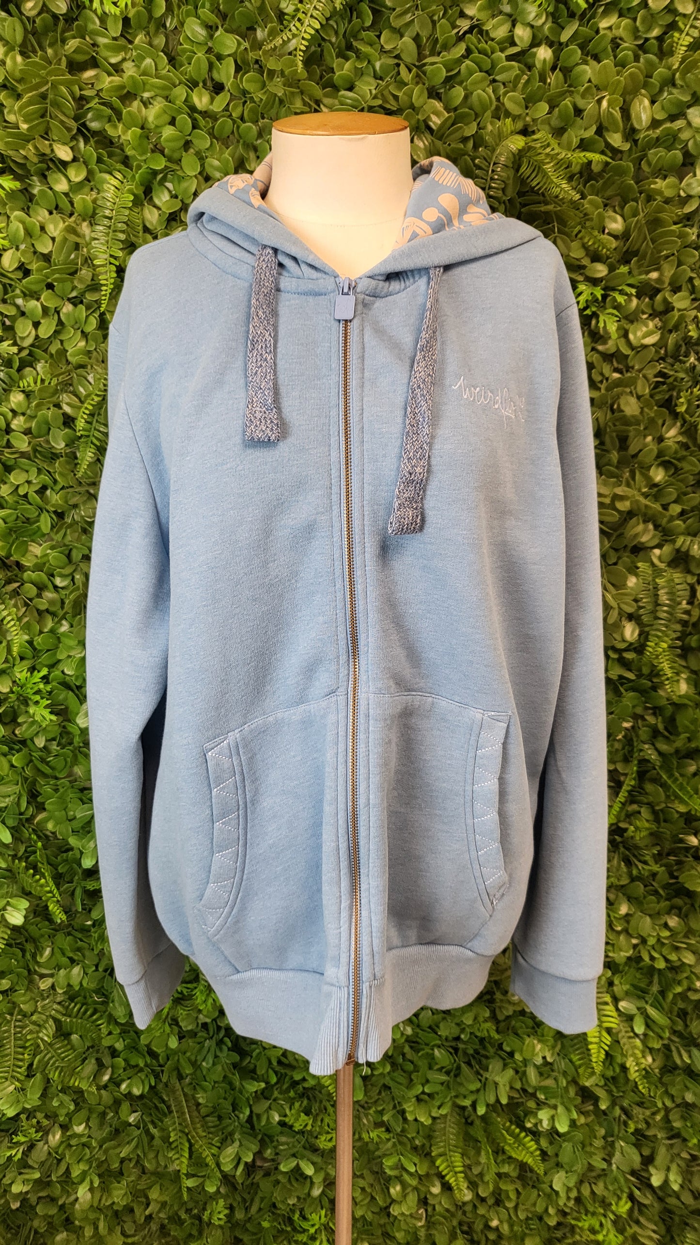 Weird Fish Blue Hooded Sweat (20)