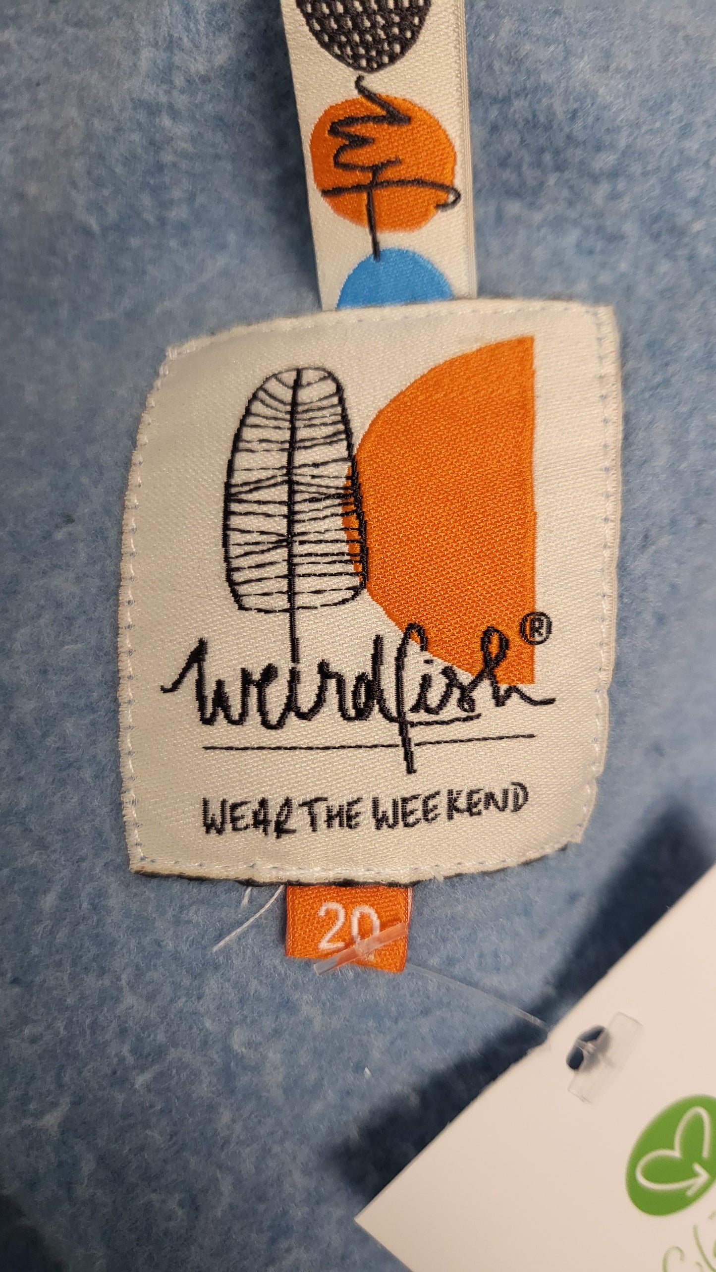 Weird Fish Blue Hooded Sweat (20)