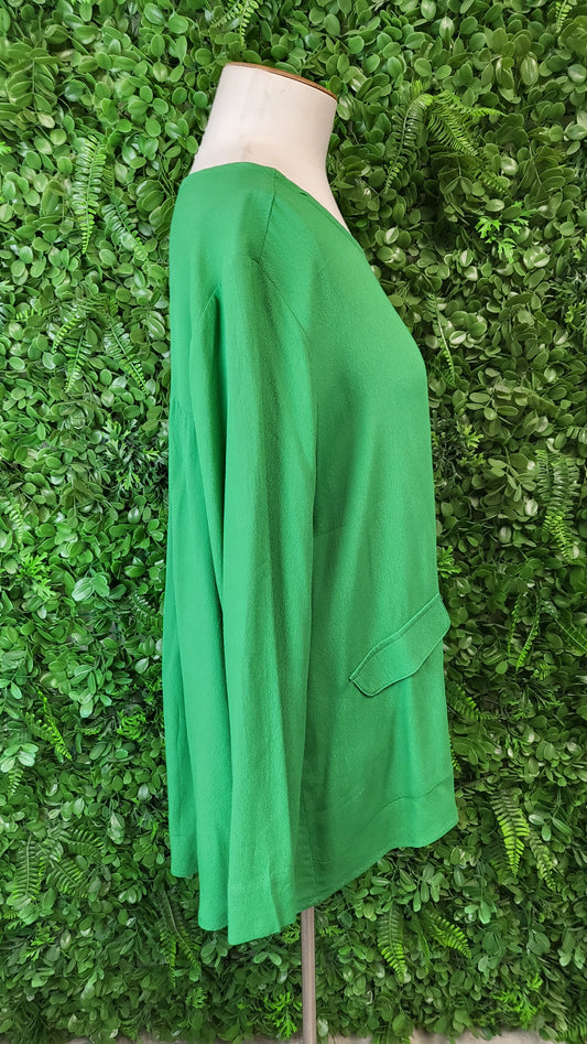 Clarity Green Drape Top (10)