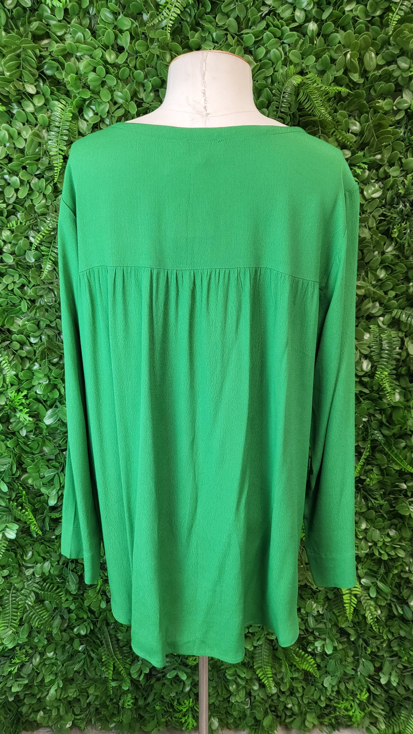 Clarity Green Drape Top (10)