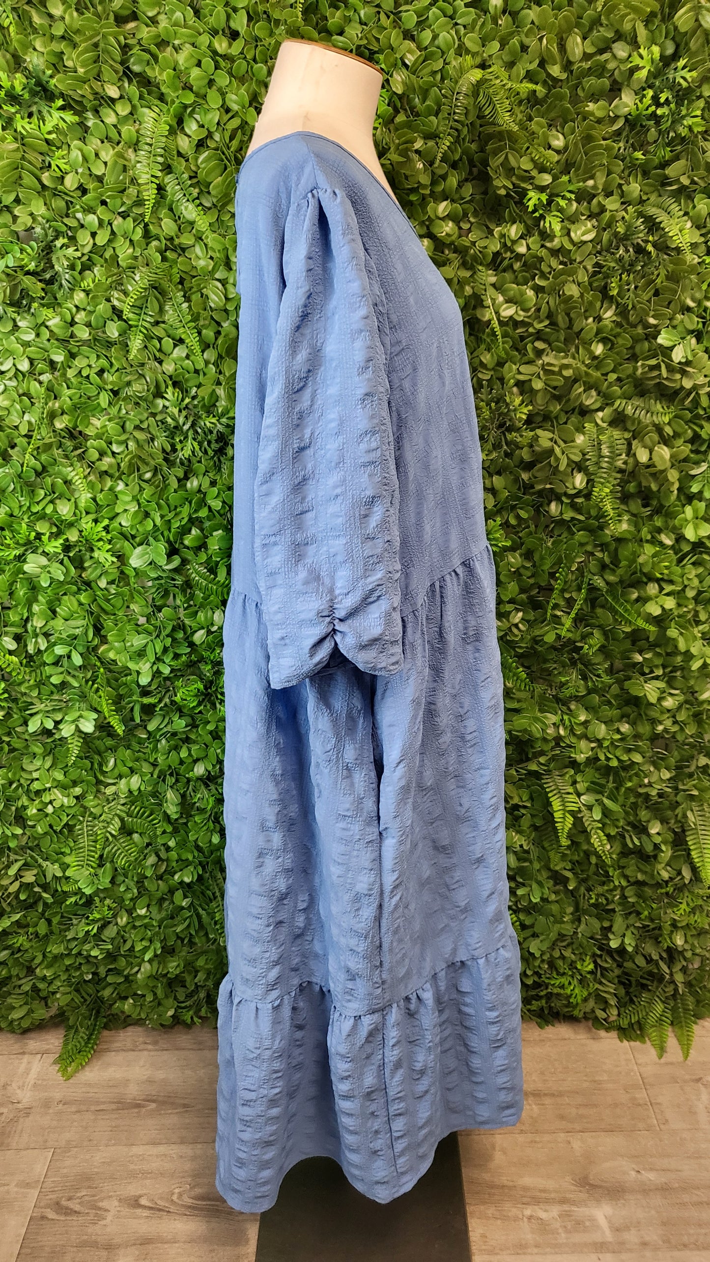 Seven Star Blue Textured Dress (22)